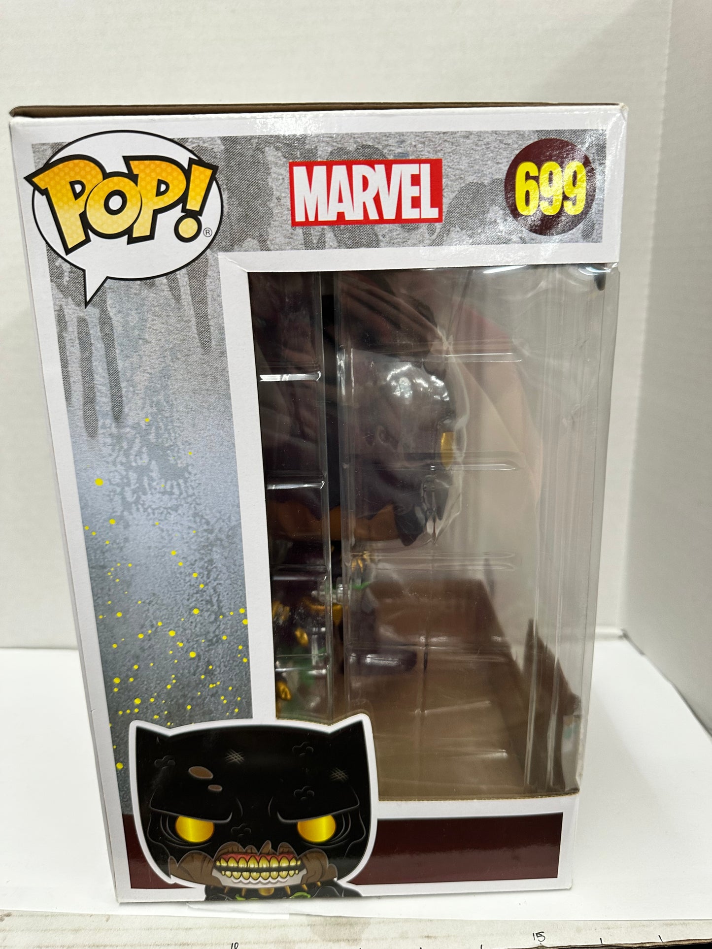 Funko Pop Jumbo 10 in Marvel Zombie Black Panther Walmart Exclusive Open Box