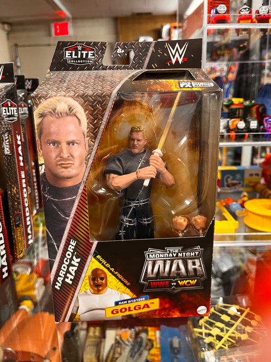 WWE Hardcore Hak Elite Monday Night War Wrestling Figure WCW Golga