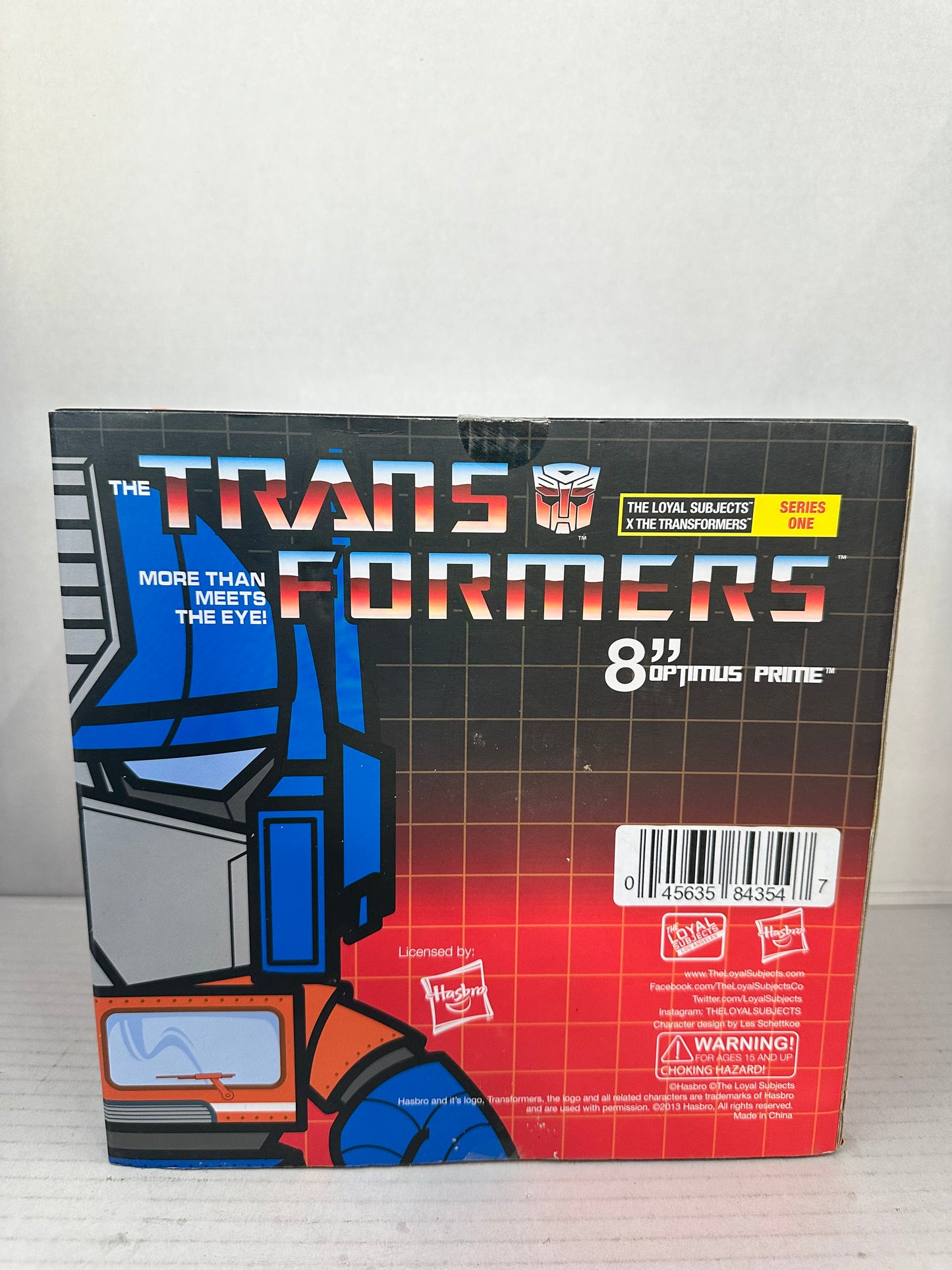 TRANSFORMERS THE LOYAL SUBJECTS X THE TRANSFORMERS OPTIMUS PRIME