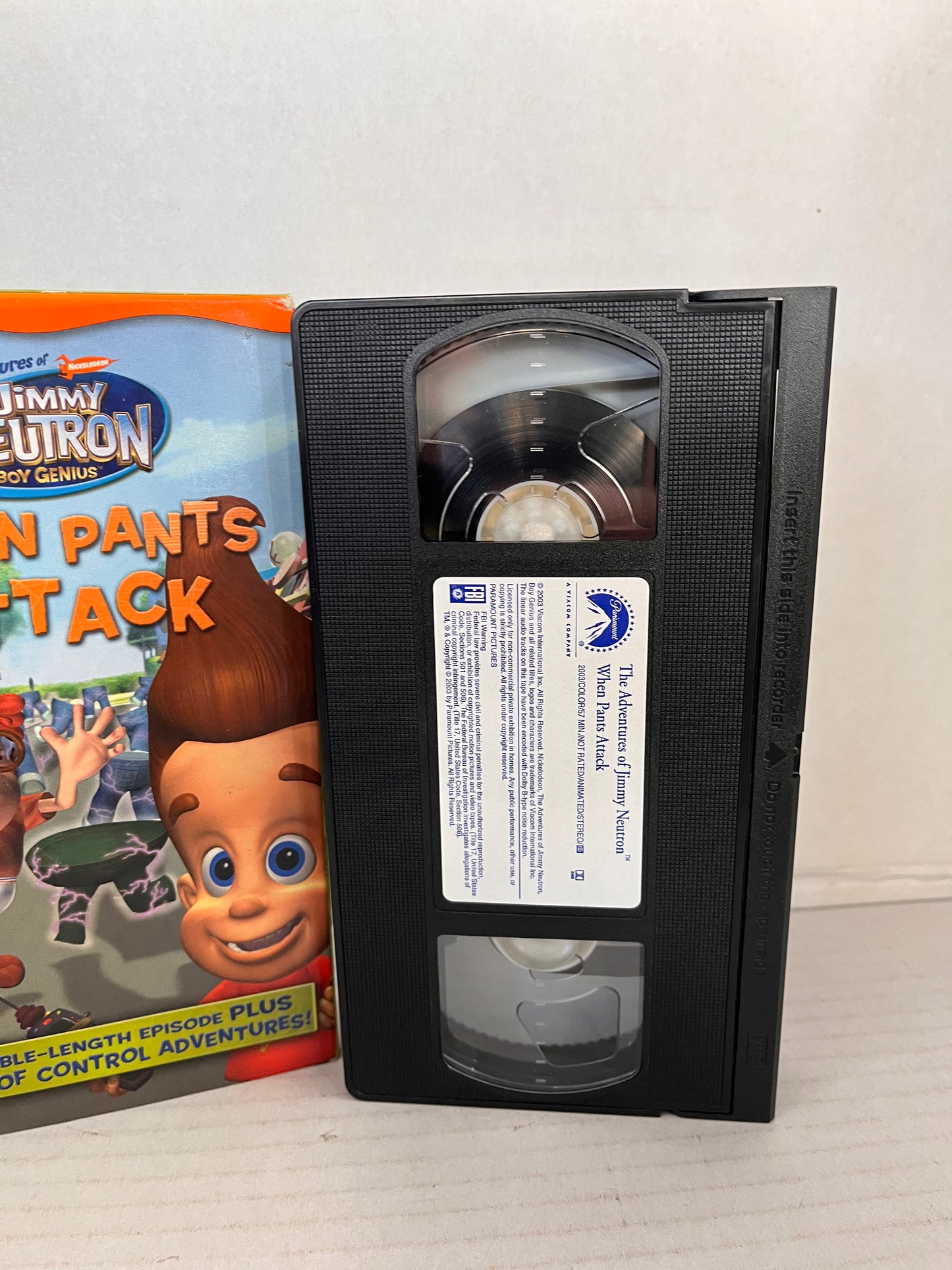 The Adventures of Jimmy Neutron, Boy Genius When Pants Attack (2003 VHS)