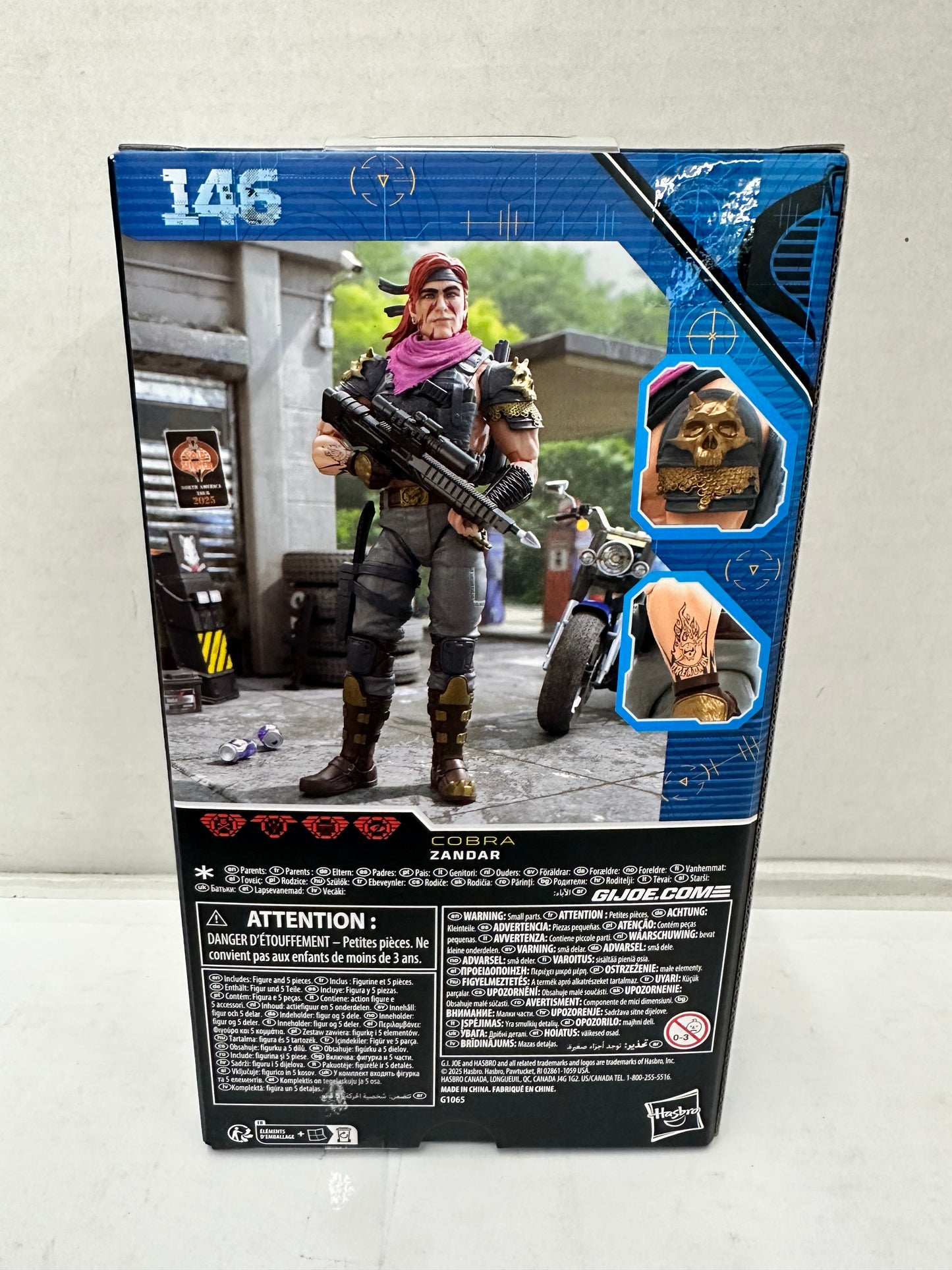 G.I. Joe Classified Series Zandar 6-Inch Action Figure