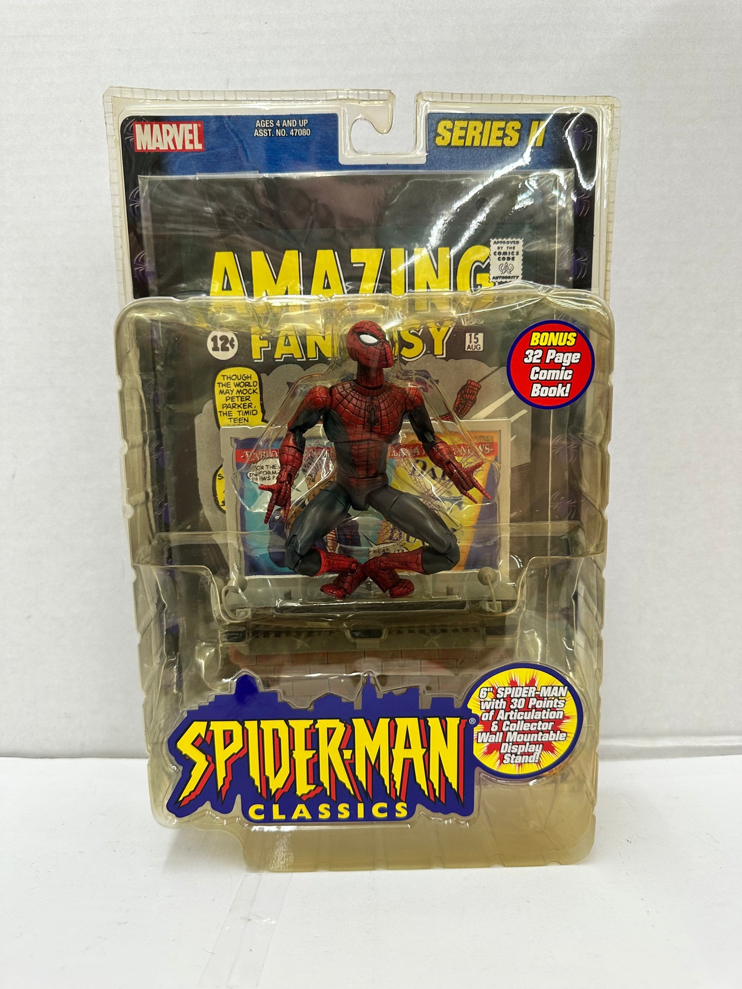 ToyBiz Spider-Man Classics Series 2 Classic Spider-Man Action Figure