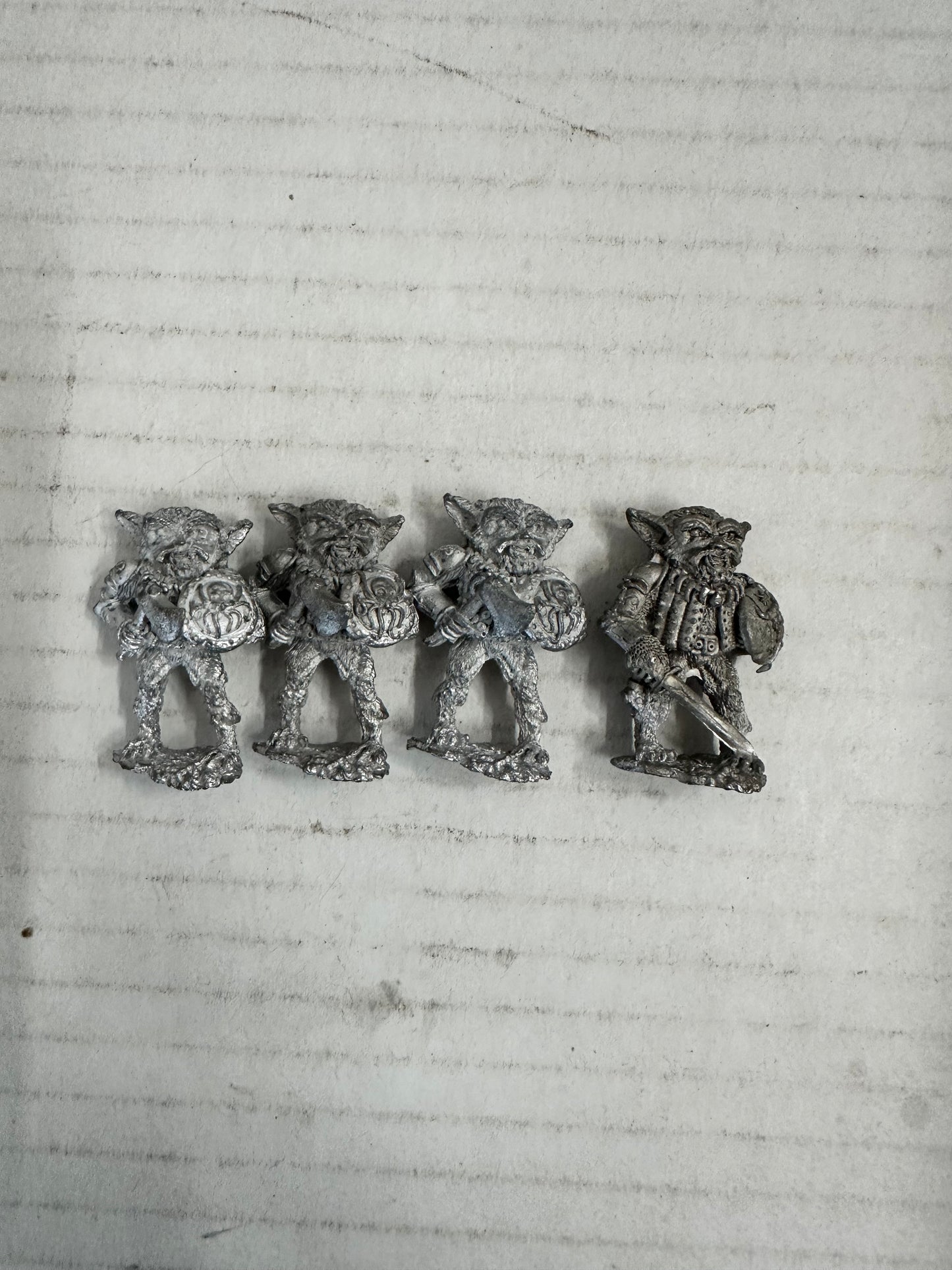 Vintage 1980 Grenadier Advanced D&D Figures Mixed Lot In Hireling Box