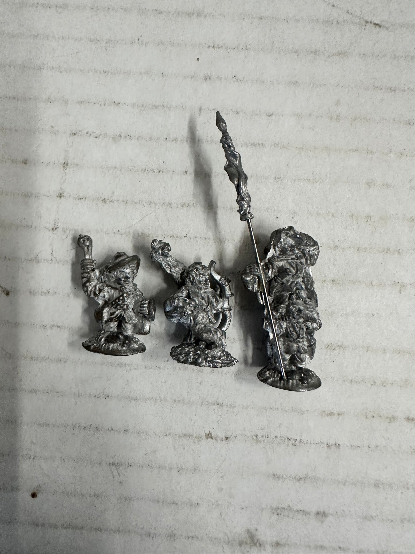 Vintage 1980 Grenadier Advanced D&D Figures Mixed Lot In Hireling Box