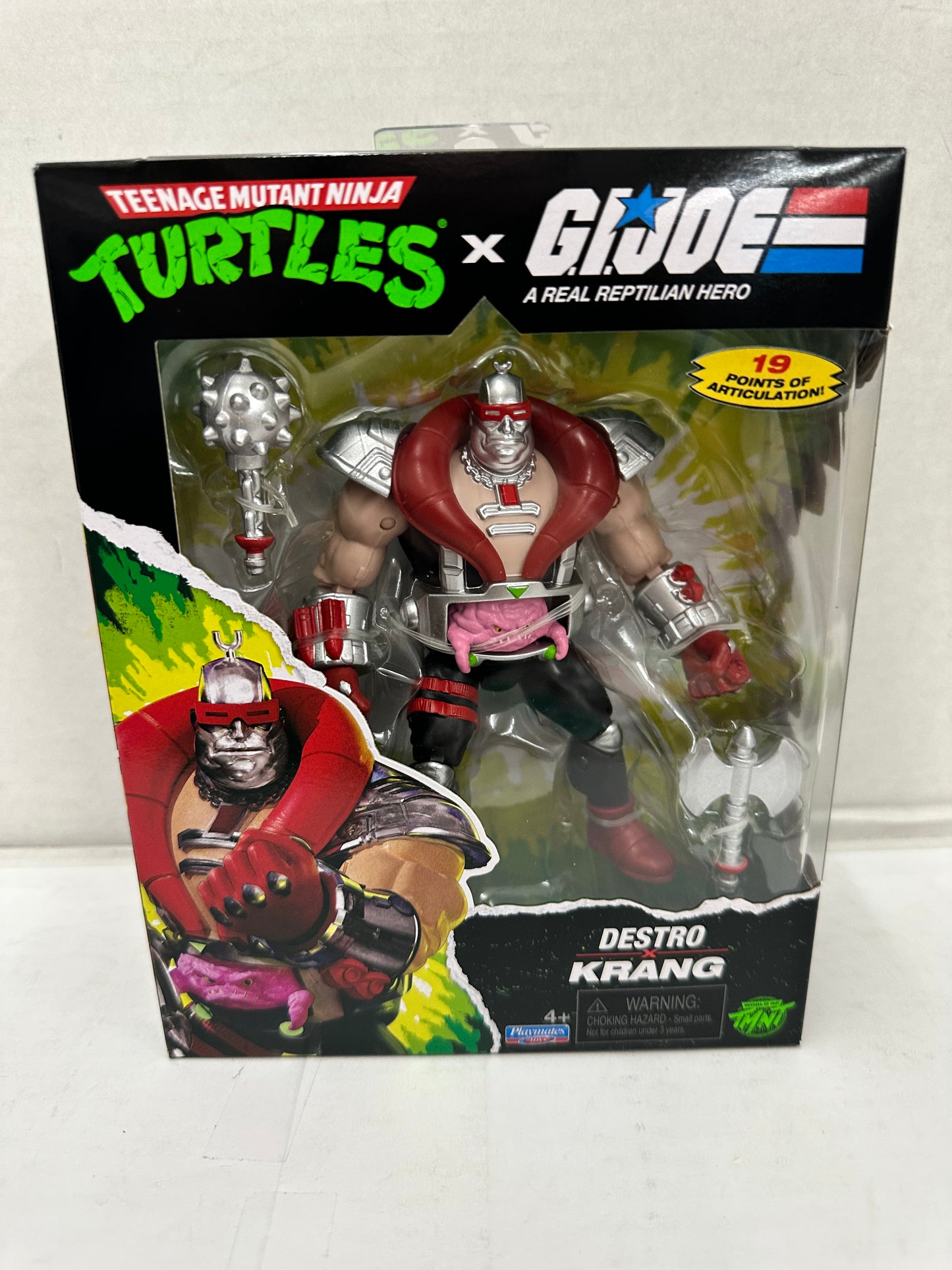 Teenage Mutant Ninja Turtles x GI Joe Destro x Krang Action Figure - Playmates