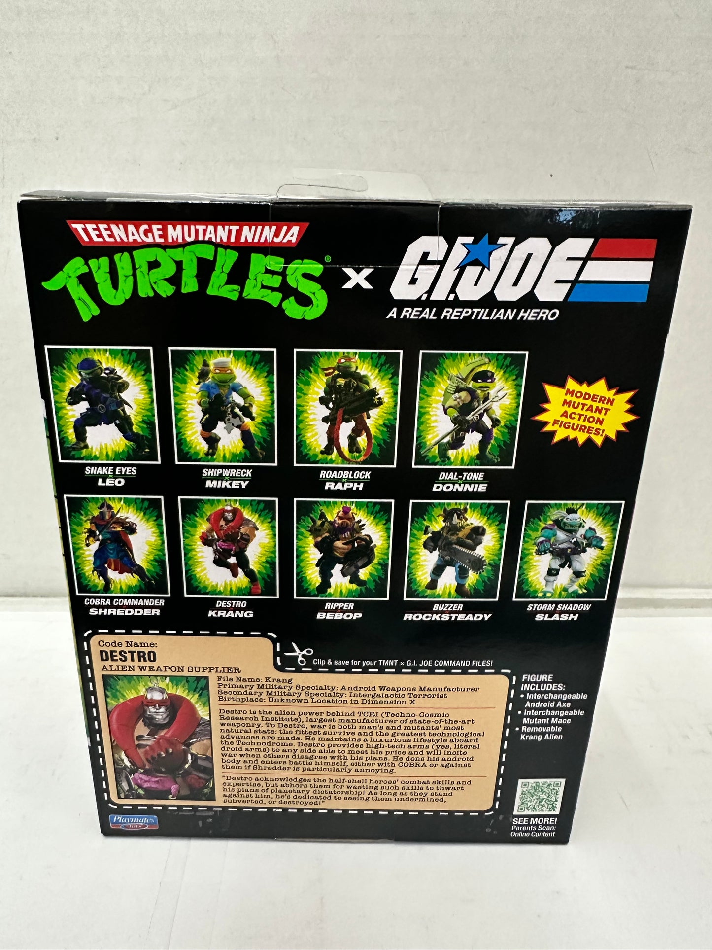 Teenage Mutant Ninja Turtles x GI Joe Destro x Krang Action Figure - Playmates