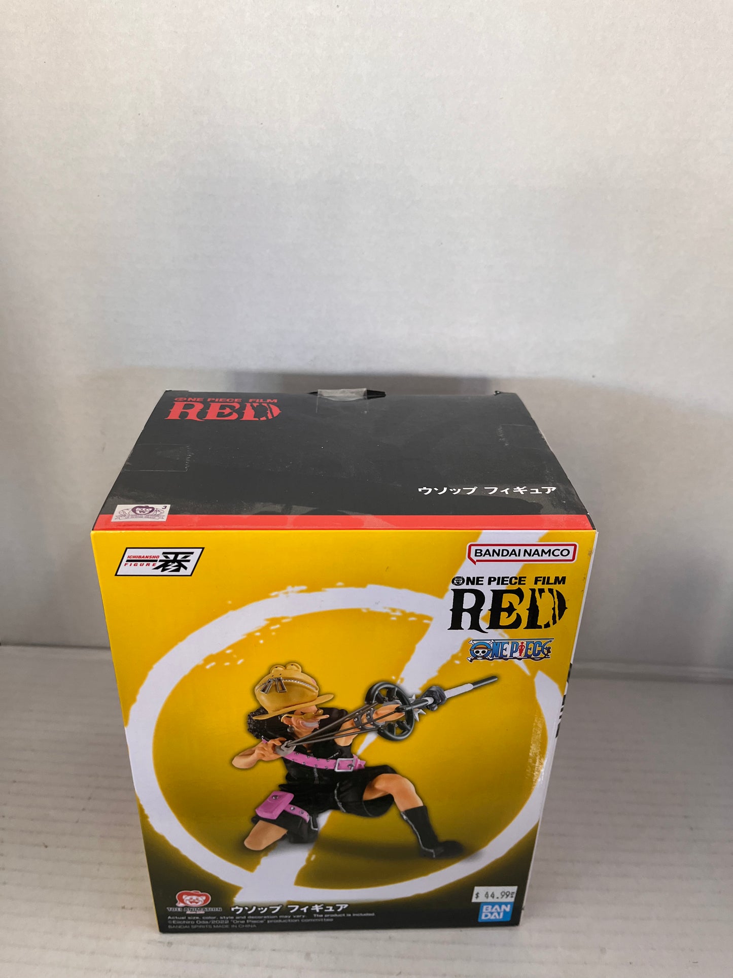 One Piece Film Red Usopp Figure Ichiban Kuji B Prize BANDAI Japan Open Box