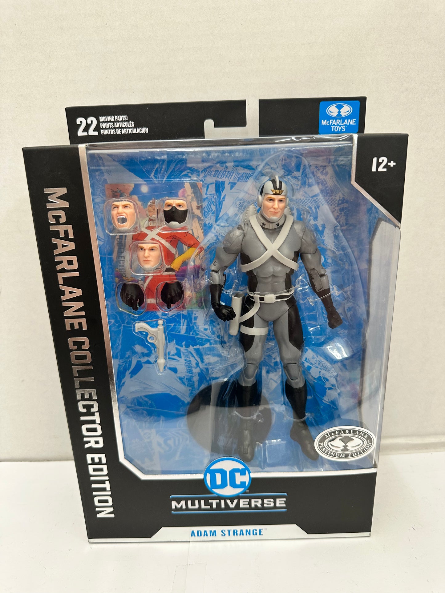 McFarlane DC Multiverse Platinum Chase Collector Edition Adam Strange 7" Figure