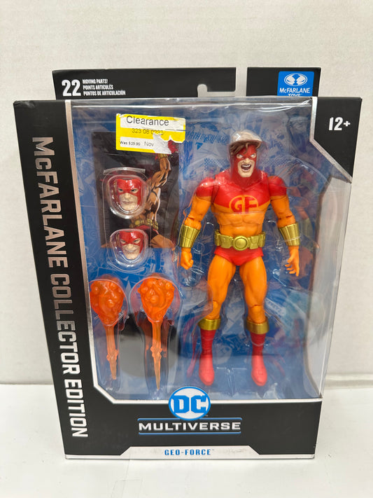 Mcfarlane DC Collectors Edition Multiverse #24 GEO-FORCE Action Figure