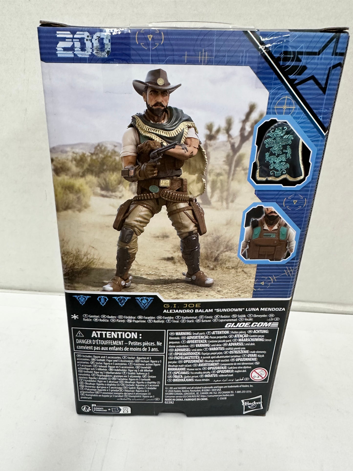 G.I. JOE CLASSIFIED #200 Alejandro Balam "SUNDOWN" Luna Mendoza NEW