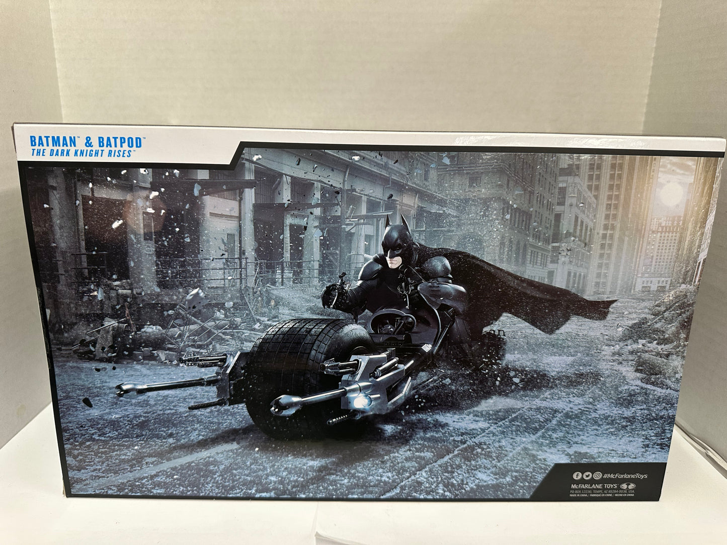 McFarlane DC Multiverse Batman & Batpod The Dark Knight Rises Gold Label