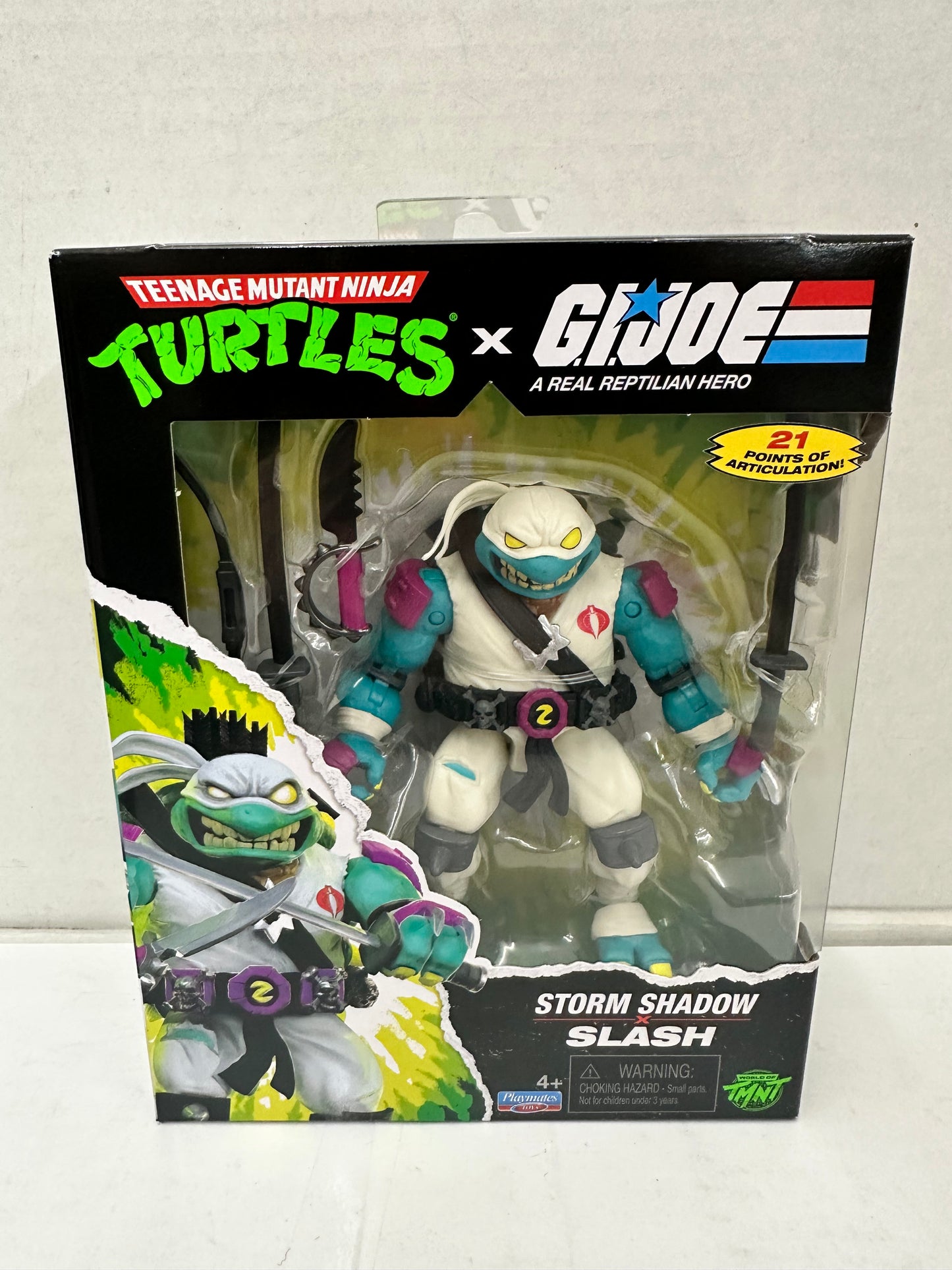Playmates Toys TMNT Teenage Mutant Ninja Turtles G.I. Joe Storm Shadow Slash