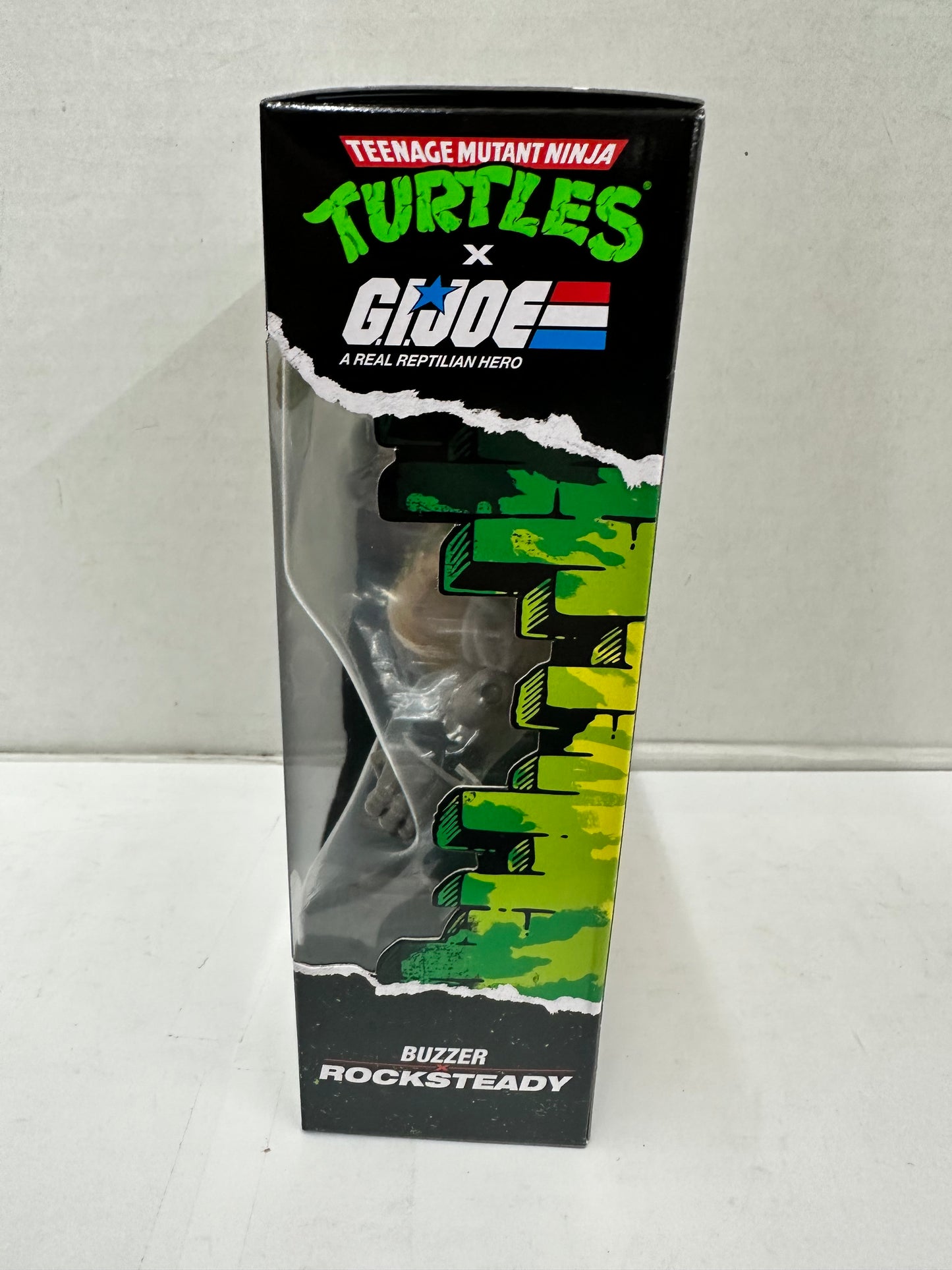 Playmates Teenage Mutant Ninja Turtles x G.I. Joe Buzzer x Rocksteady