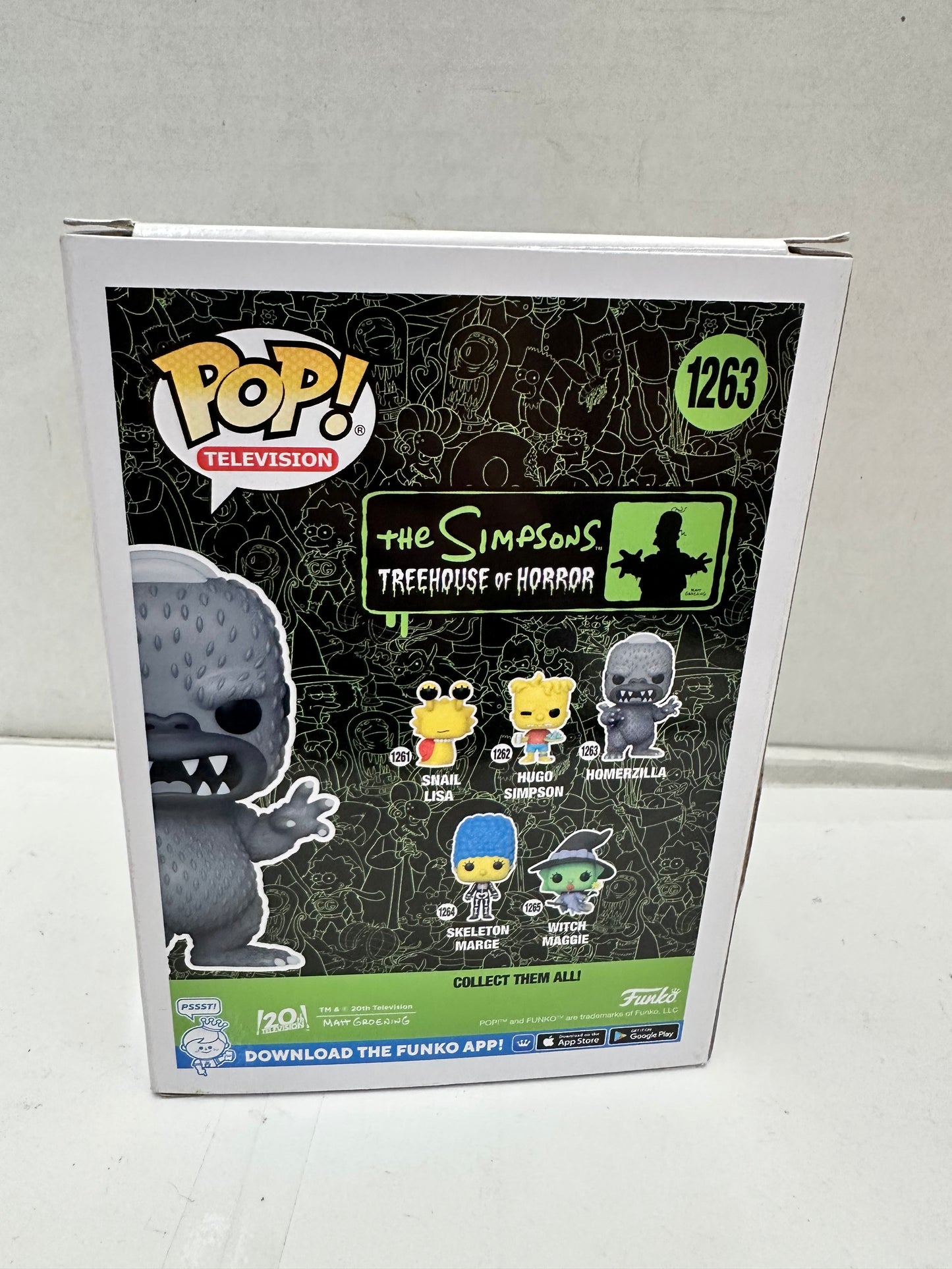 Funko Pop Television The Simpsons Treehouse of Horror Homerzilla 1263