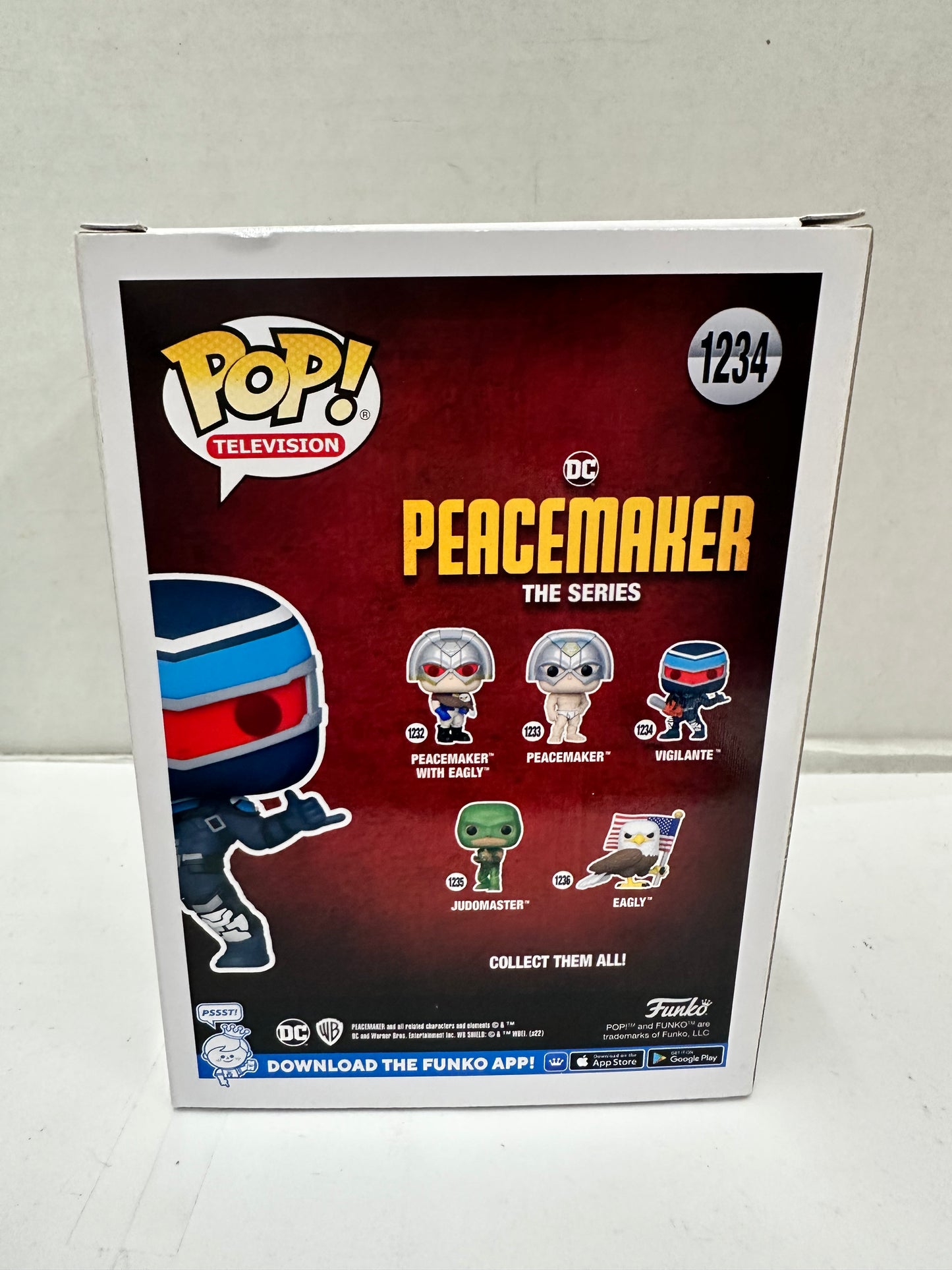 Funko Pop! Vinyl DC Peacemaker Vigilante #1234 Television Figure