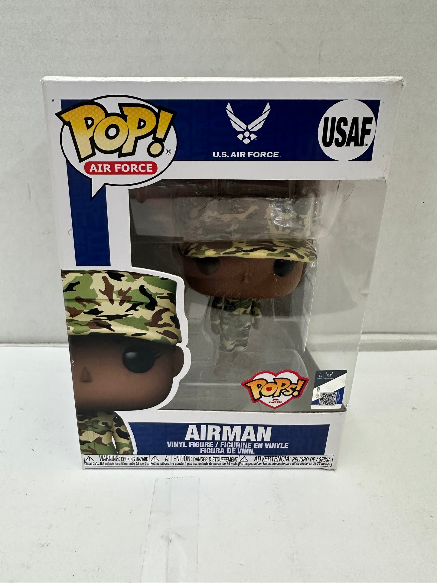 Airman Camo #USAF - US Air Force Funko Pop! Air Force [African American Female]