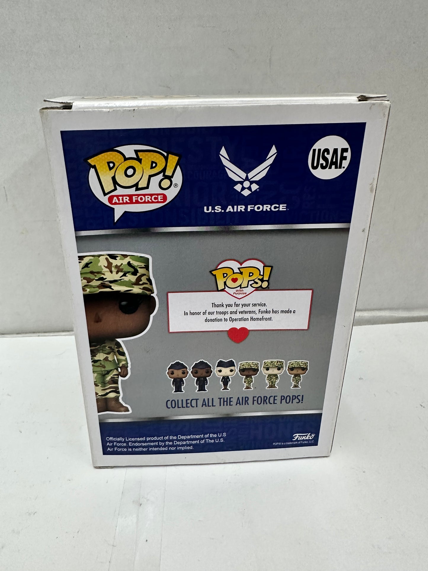 Airman Camo #USAF - US Air Force Funko Pop! Air Force [African American Female]