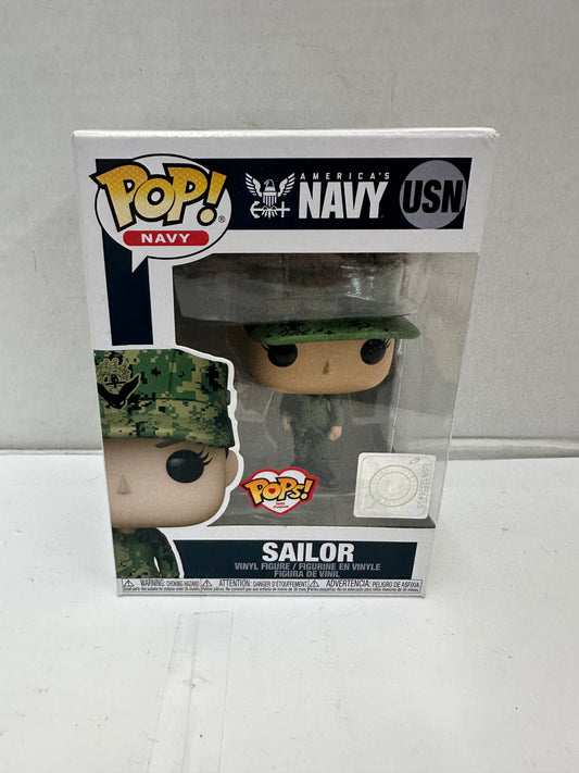 Funko Pop! Female Navy Sailor USN United States Proud Vinyl Figurine Blonde Hair