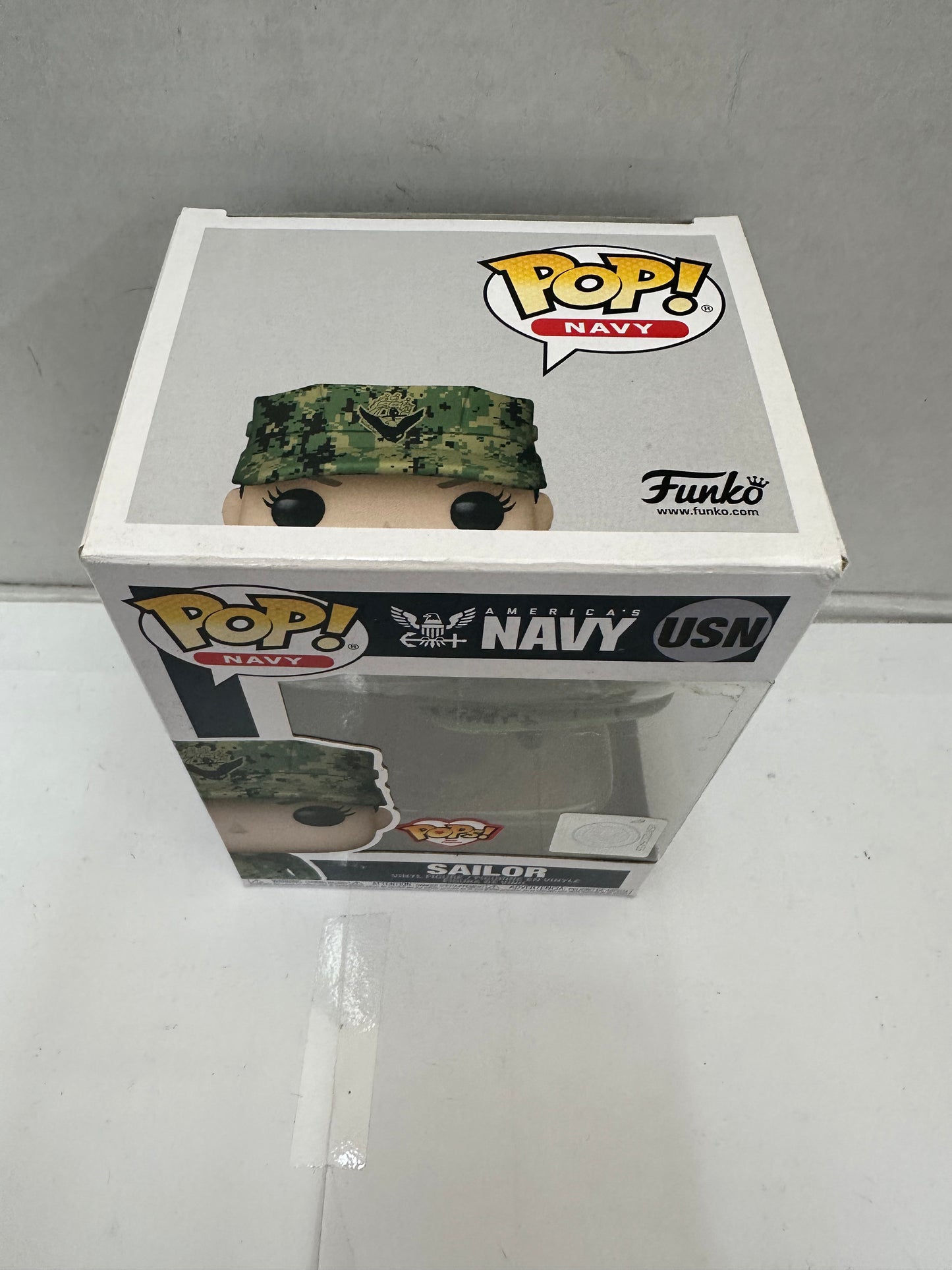 Funko Pop! Female Navy Sailor USN United States Proud Vinyl Figurine Blonde Hair