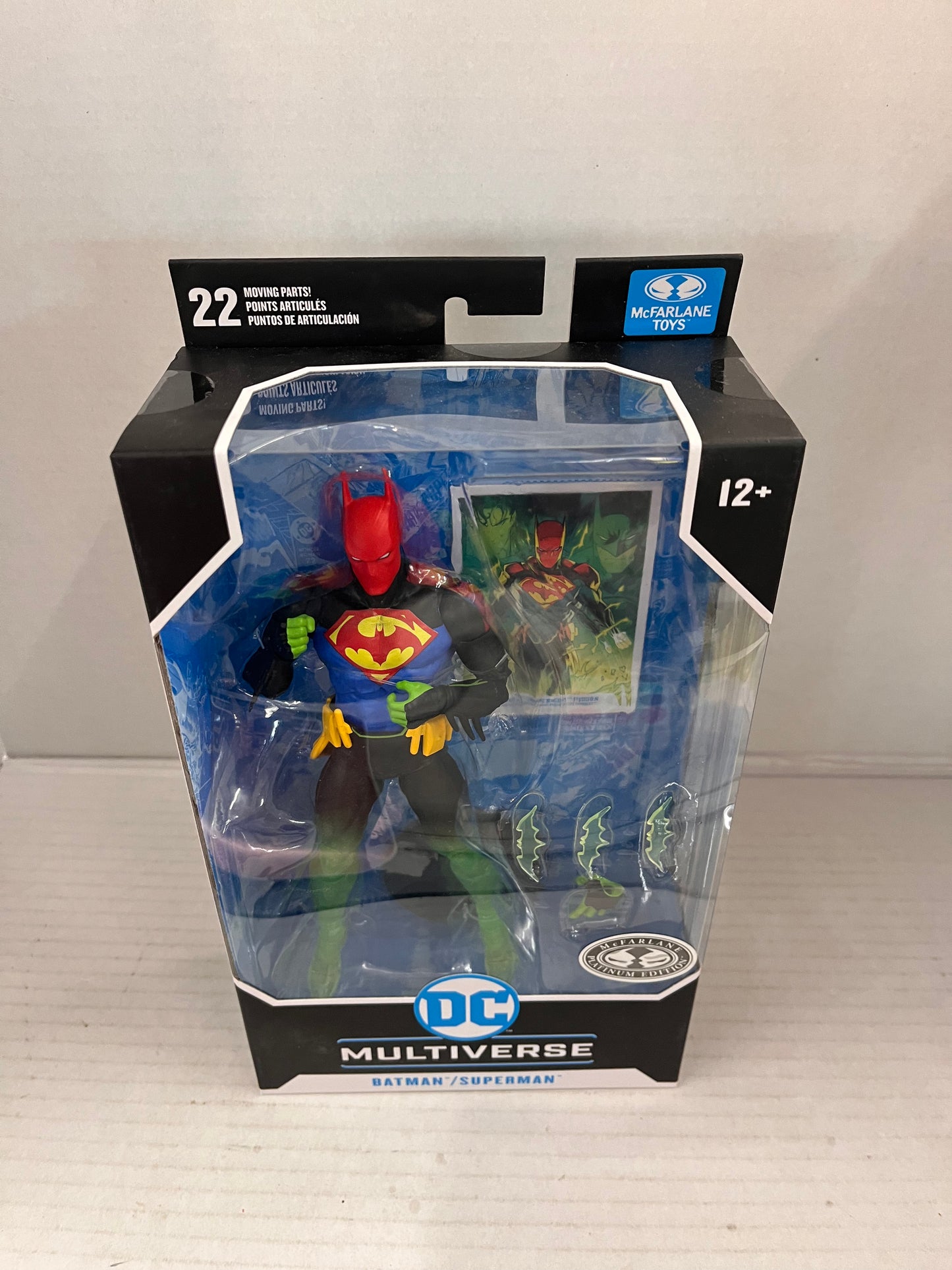 2024 DC McFarlane Multiverse 7' Batman Superman Fusion Action Figure