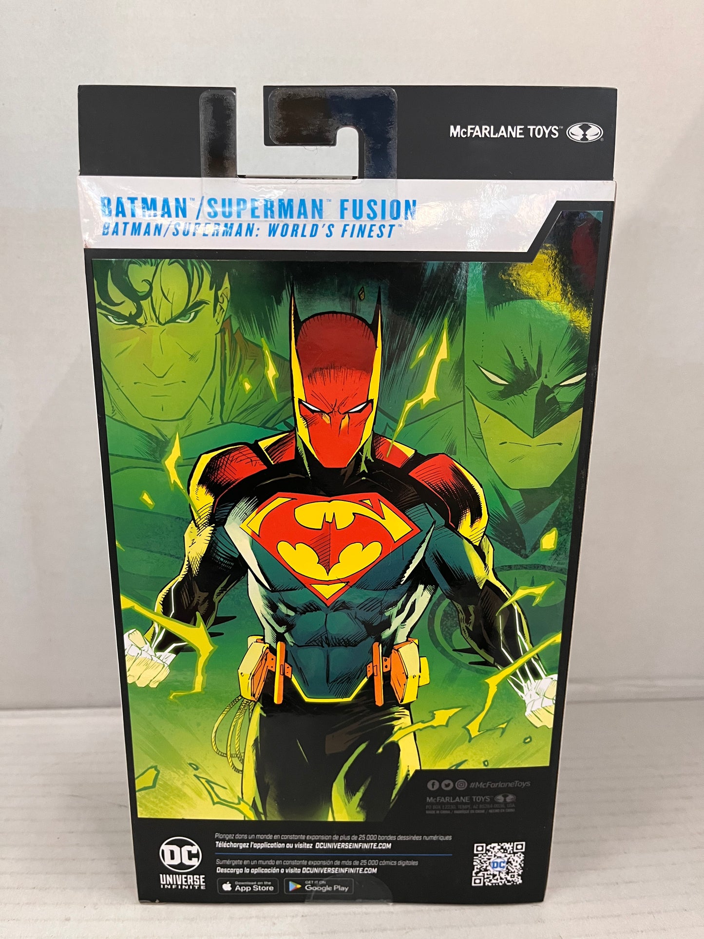 2024 DC McFarlane Multiverse 7' Batman Superman Fusion Action Figure