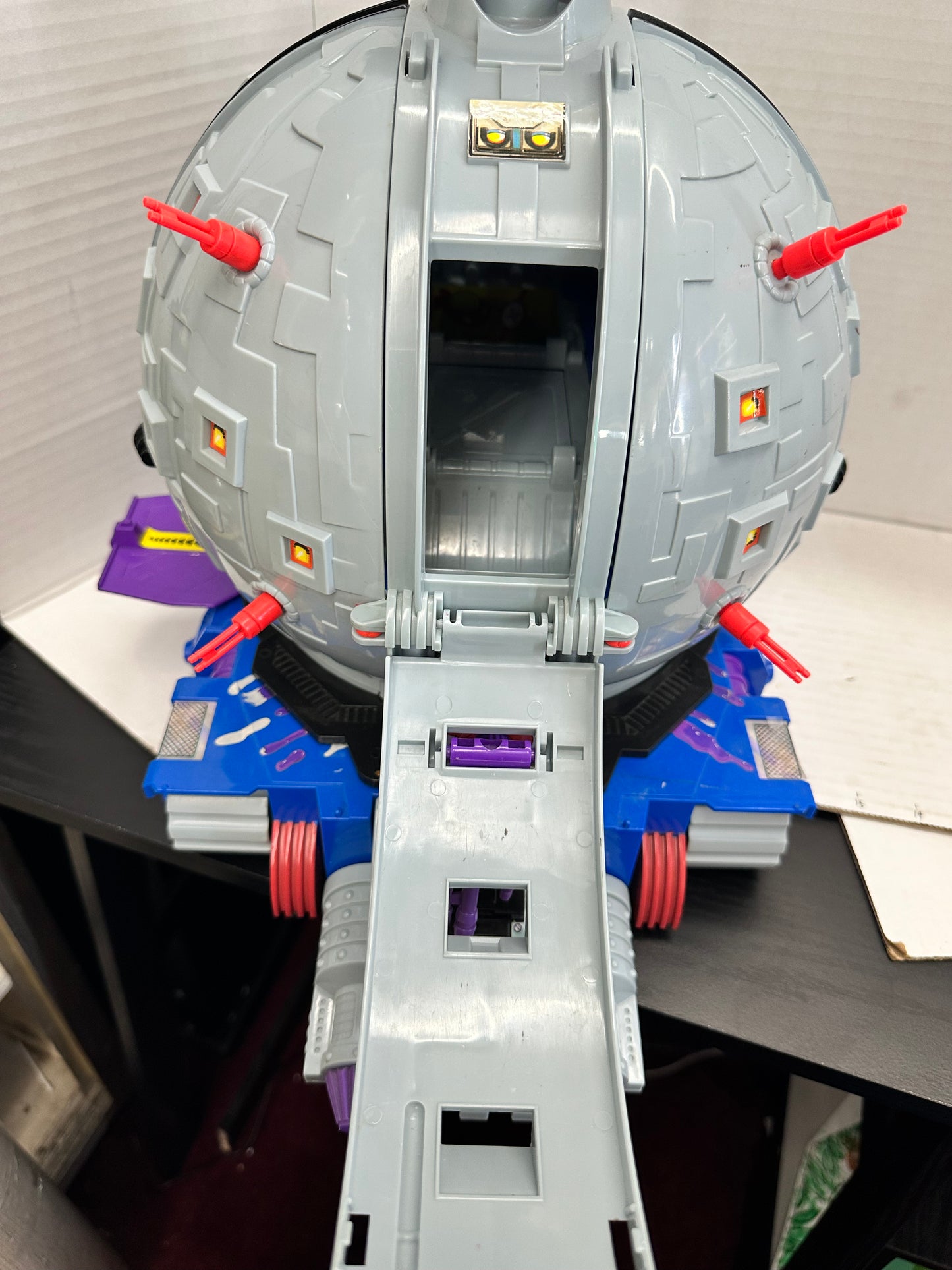 Technodrome Teenage Mutant Ninja Turtles TMNT 1990 Playmates Incomplete