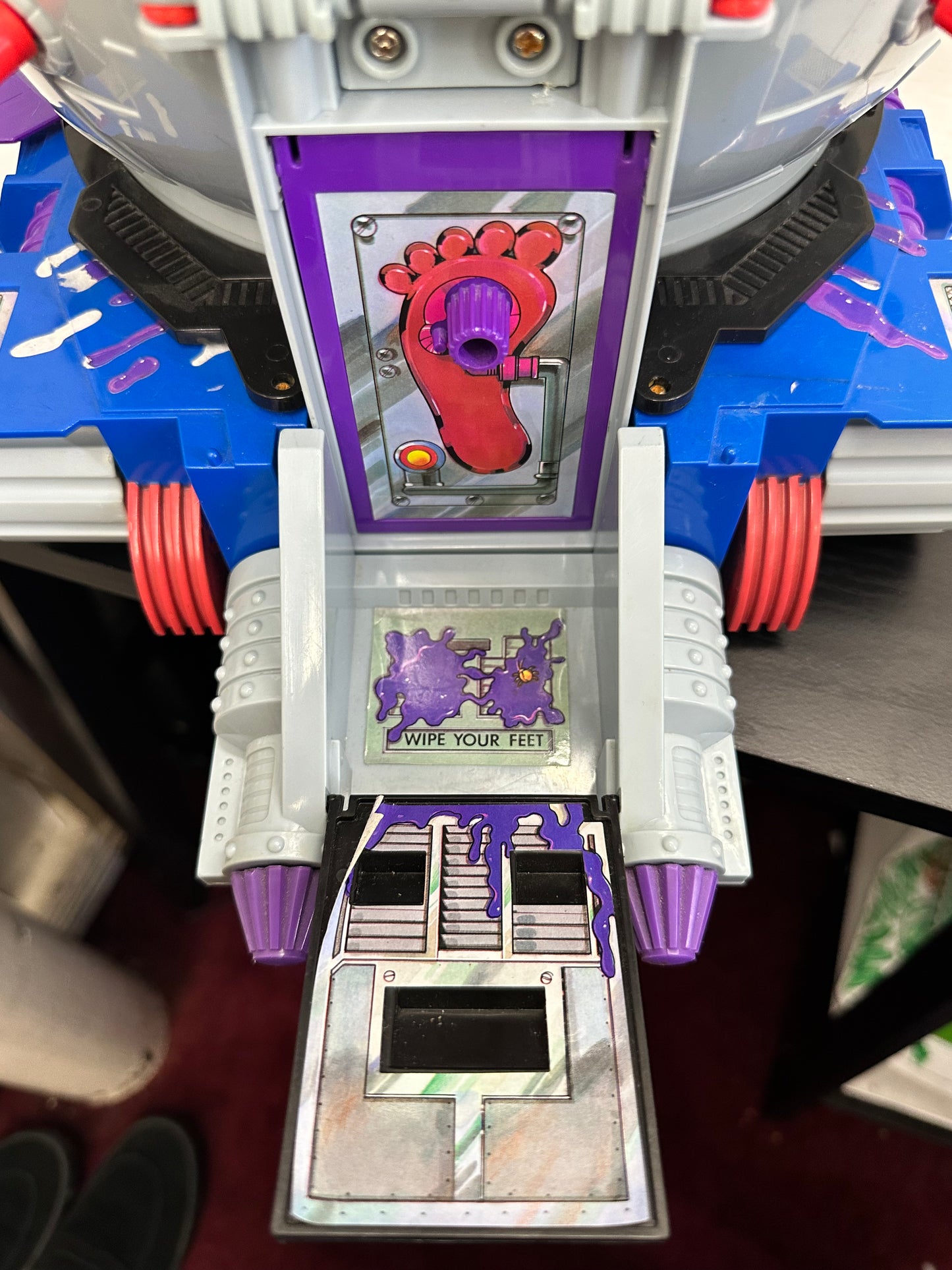 Technodrome Teenage Mutant Ninja Turtles TMNT 1990 Playmates Incomplete