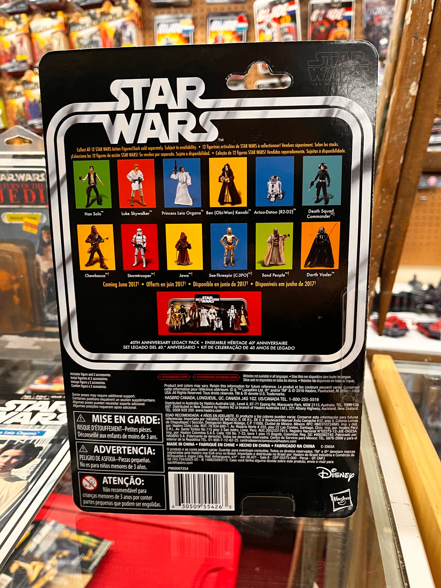 Hasbro 2016 Star Wars Black Series 40th Anniversary MOC 6 inch Princess leia