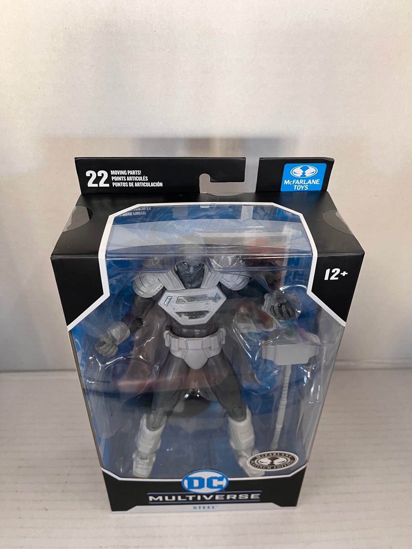 Chase Grey Steel Mcfarlane DC Multiverse Reign Supermen Hero Platinum Figure