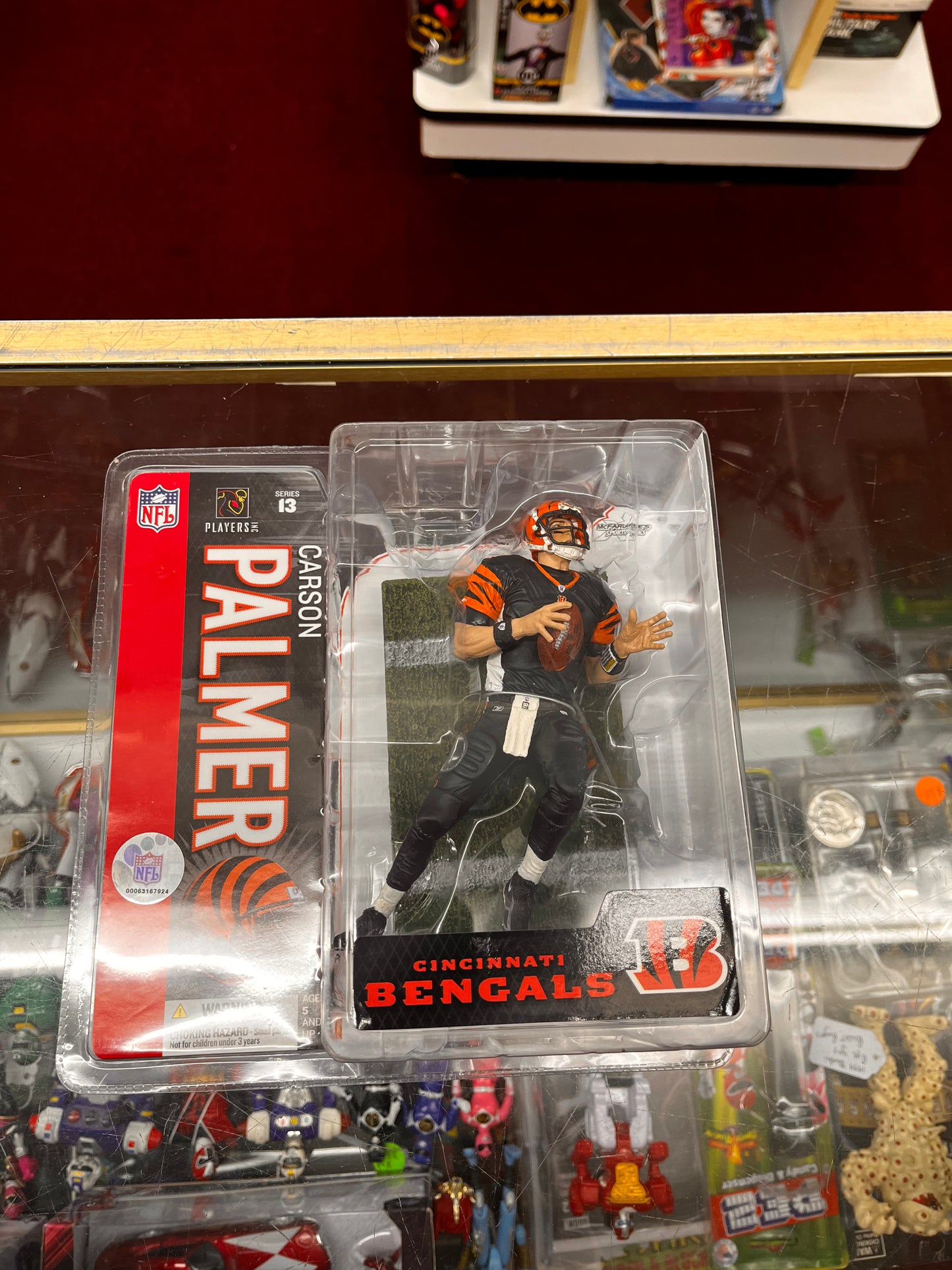 Carson Palmer McFarlane NFL Series 13 Cincinnati Bengals Action Figure 2006 NEW