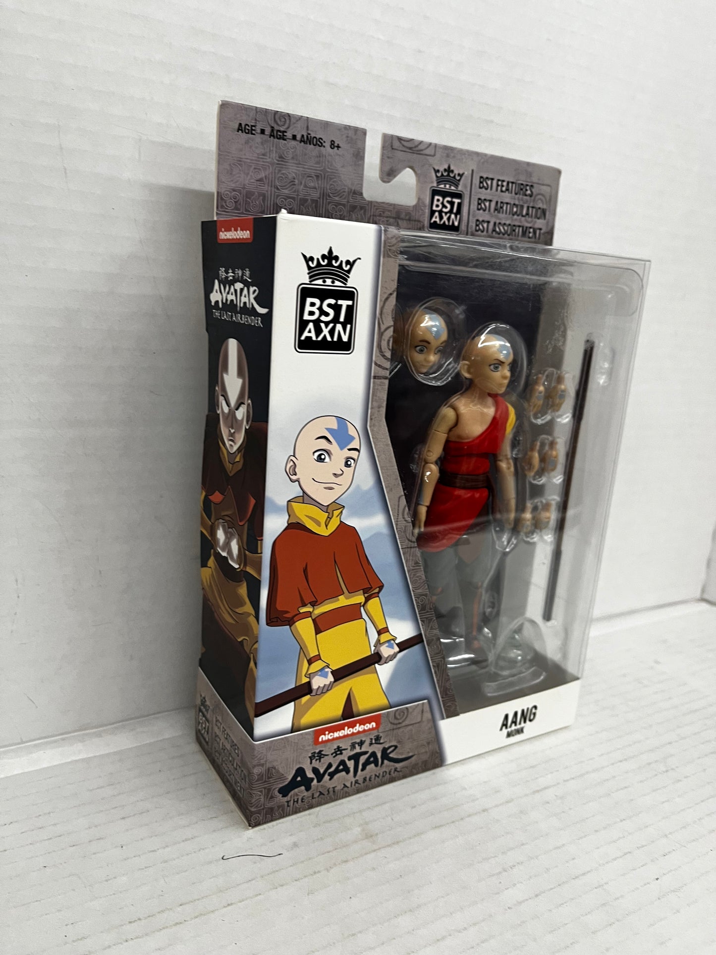 BST AXN Nickelodeon Avatar The Last Airbender: AANG MONK 5" Figure NEW In BOX