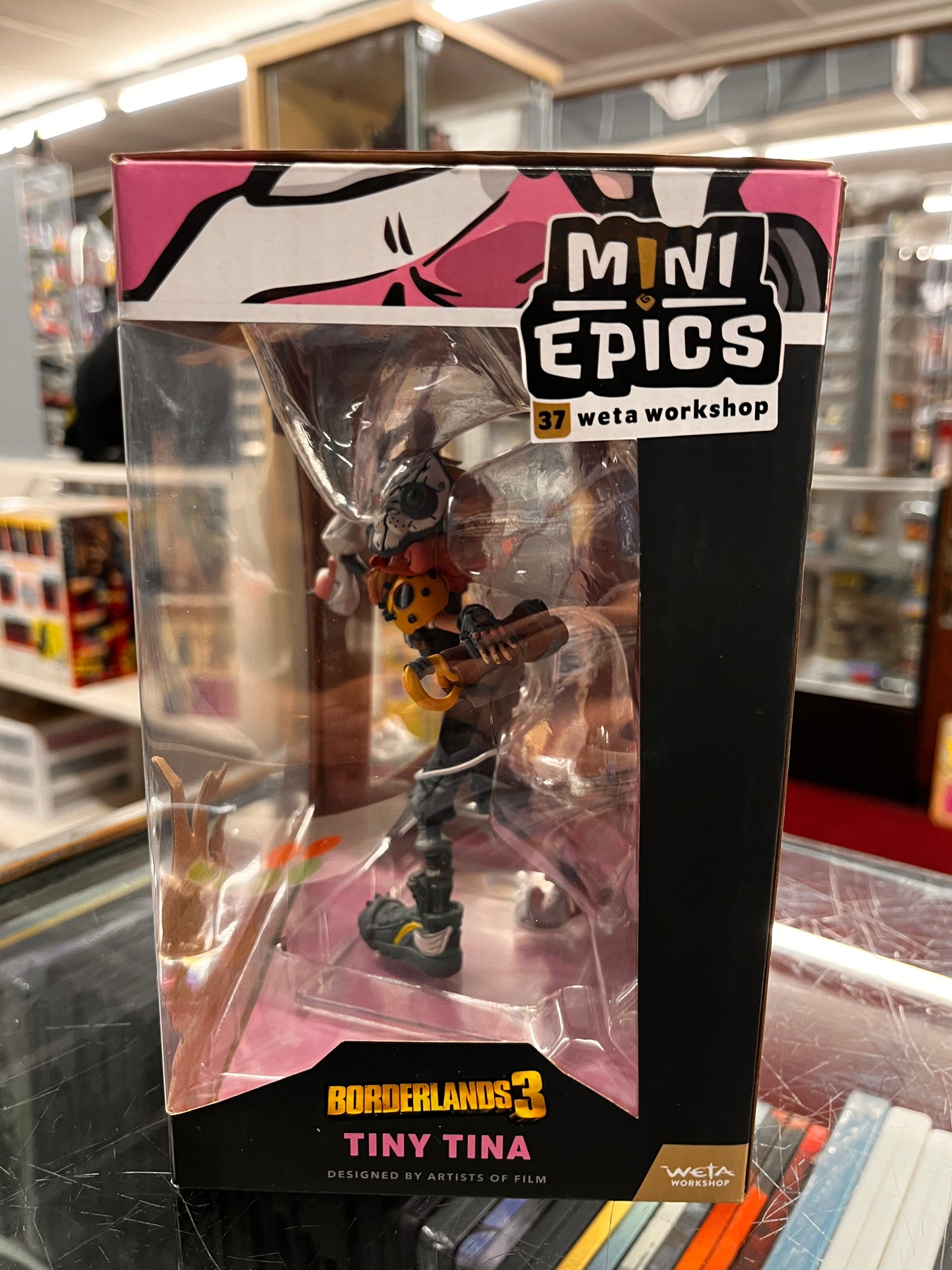 Borderlands 3 Mini Epics Vinyl Figure: Tiny Tina -  Weta Workshop  NEW  BOXED