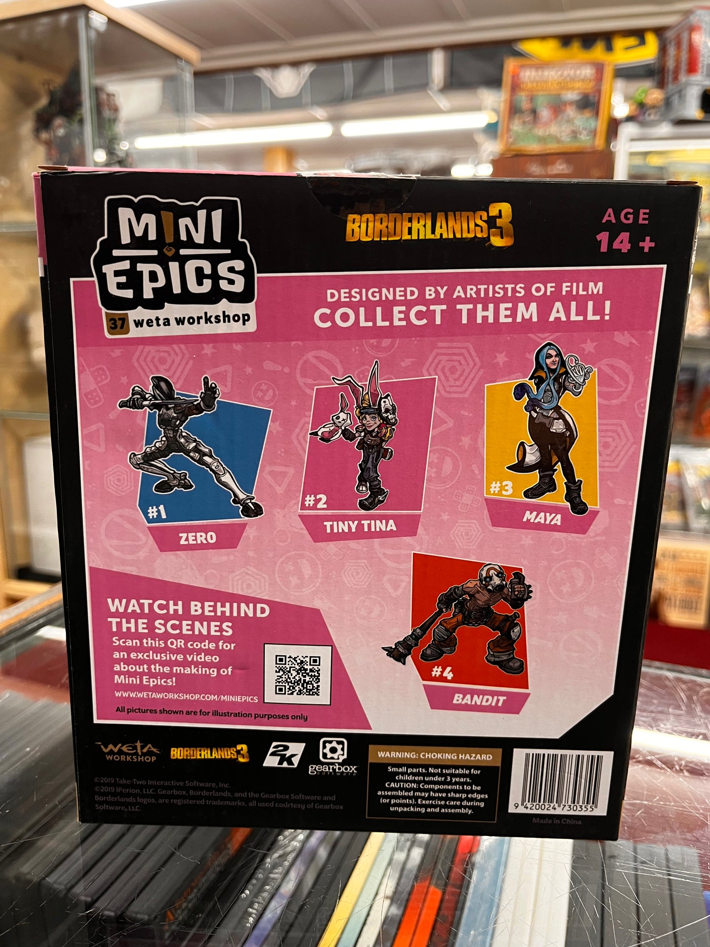 Borderlands 3 Mini Epics Vinyl Figure: Tiny Tina -  Weta Workshop  NEW  BOXED