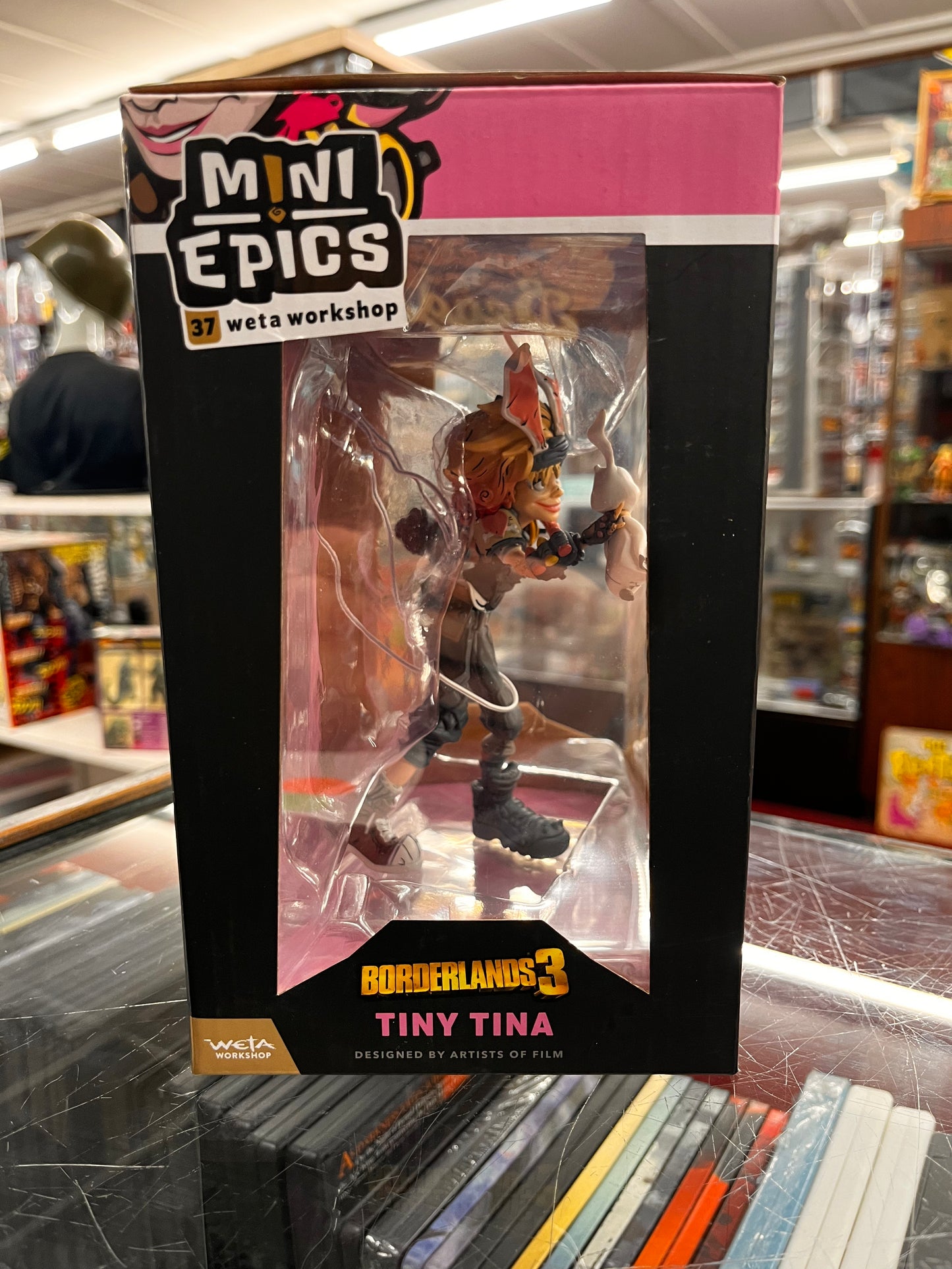 Borderlands 3 Mini Epics Vinyl Figure: Tiny Tina -  Weta Workshop  NEW  BOXED