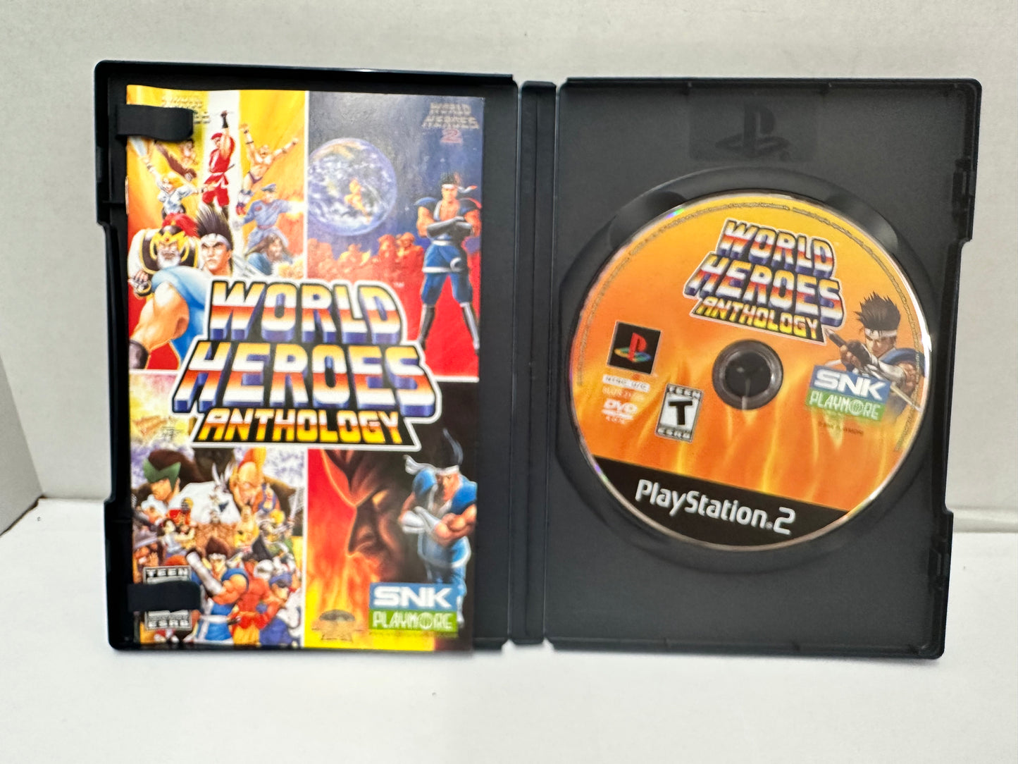 World Heroes Anthology (Sony PlayStation 2, 2008) Complete CIB Tested