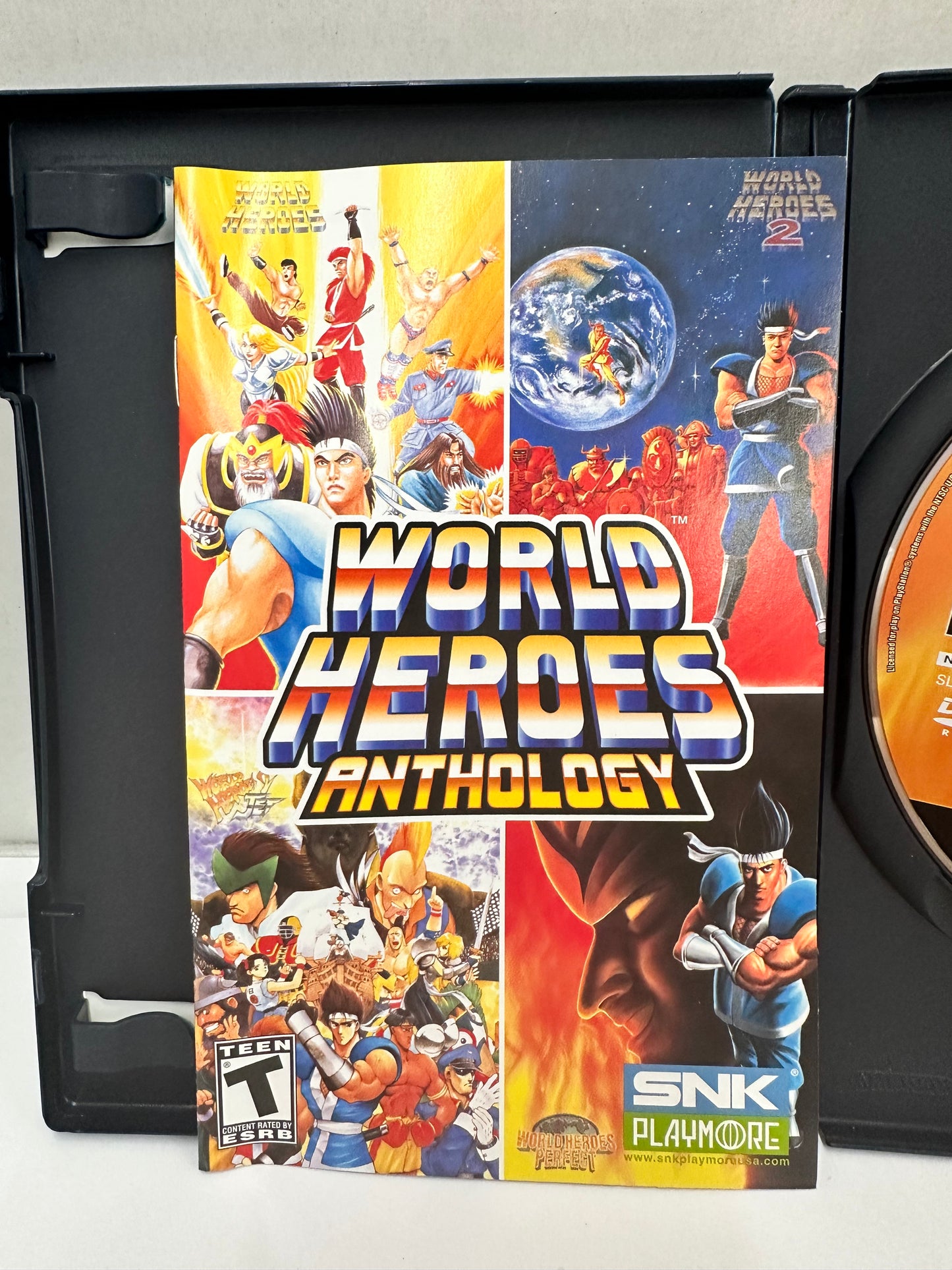 World Heroes Anthology (Sony PlayStation 2, 2008) Complete CIB Tested