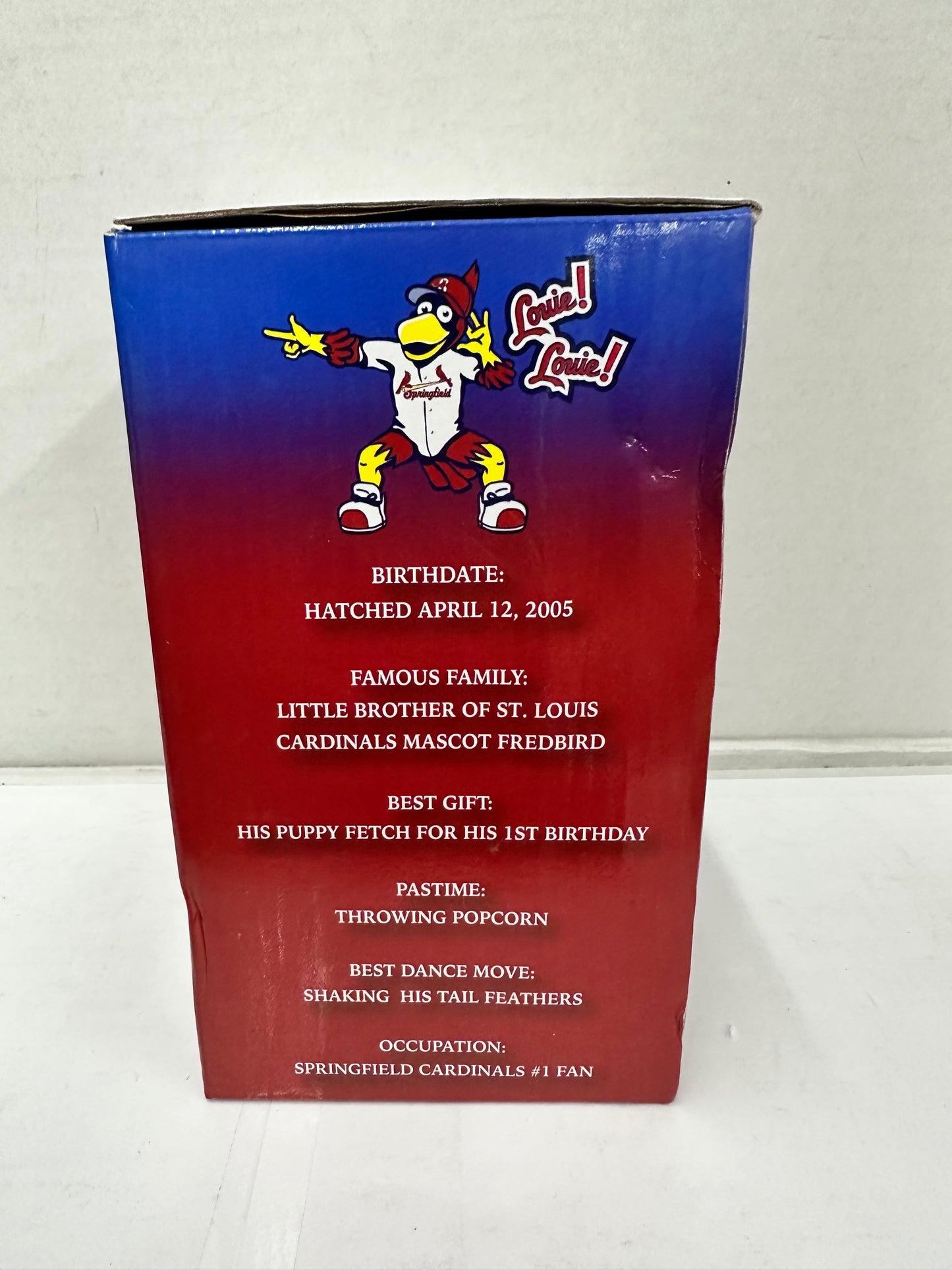American National Springfield Cardinals Louie Photo Frame Bobblehead - Baseball