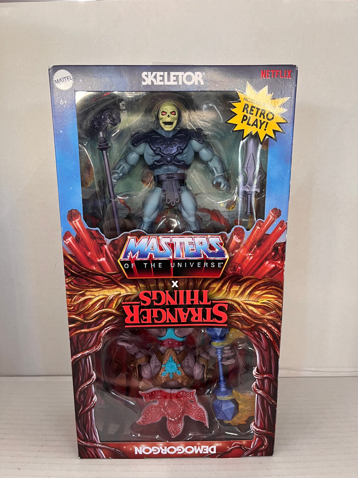 Masters of the Universe Origins X Stranger Things: Skeletor & Demogorgon