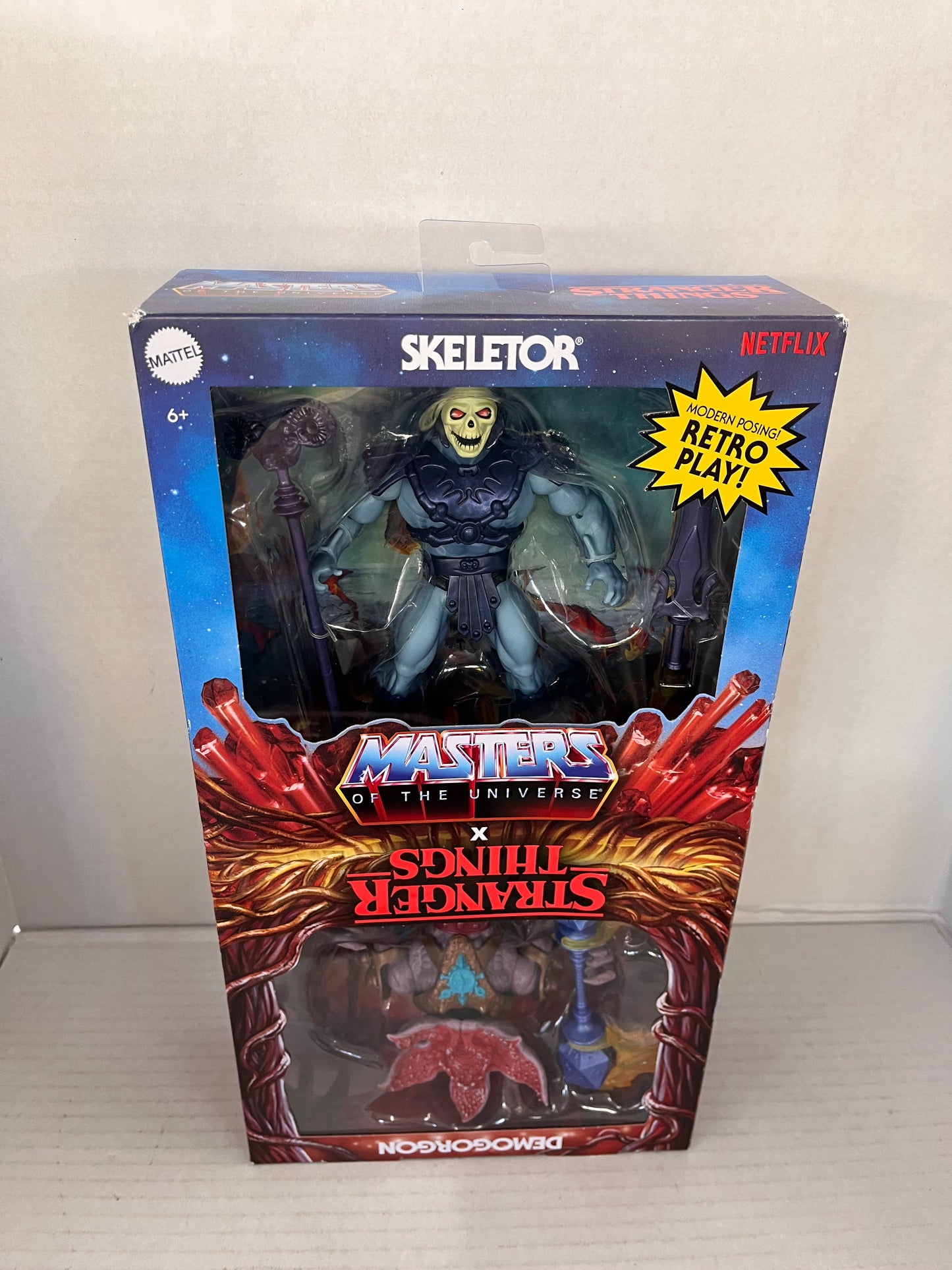 Masters of the Universe Origins X Stranger Things: Skeletor & Demogorgon