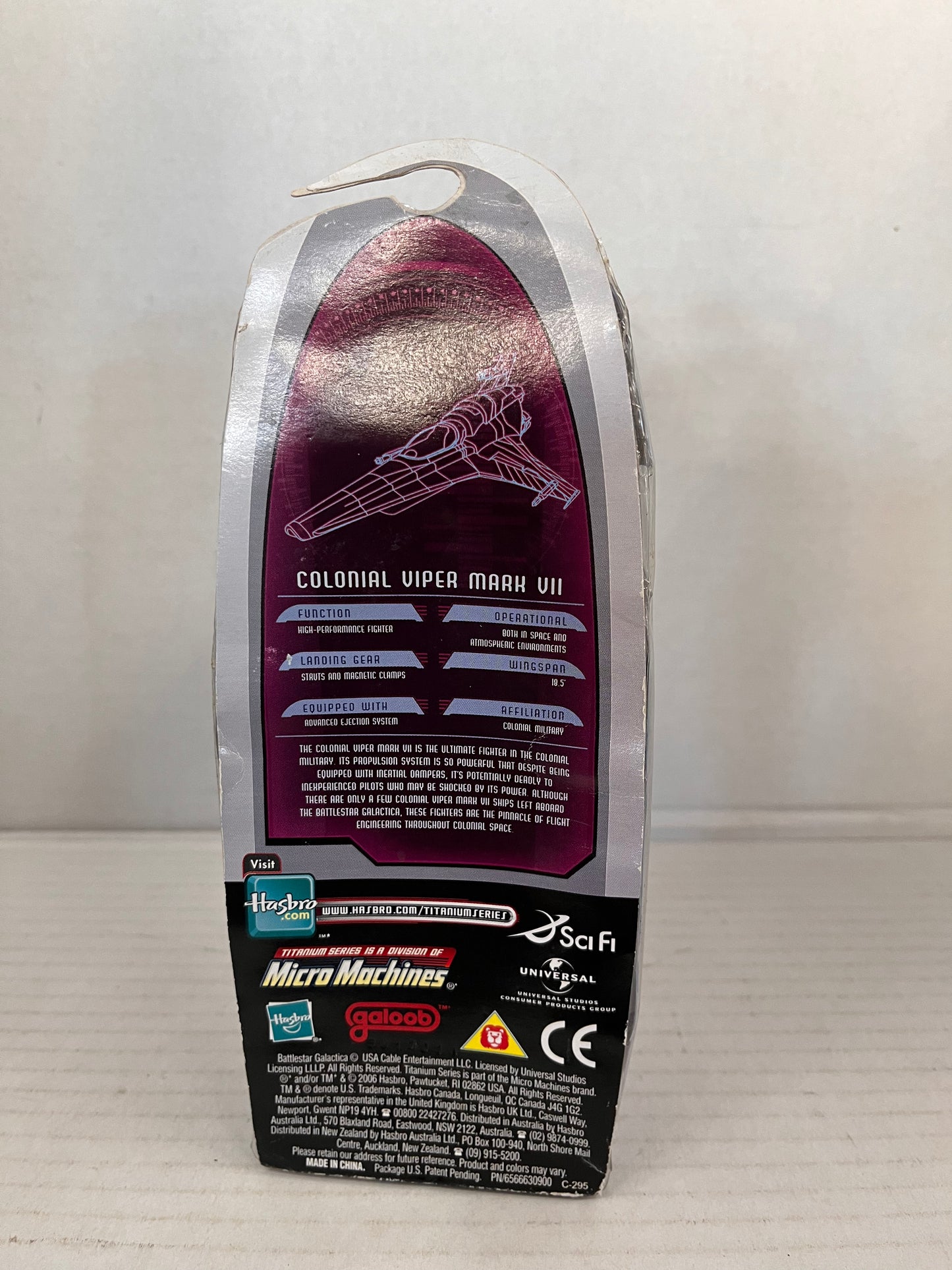 Battlestar Colonial Viper Mark VII Titanium Series Diecast Micro Machine 2006