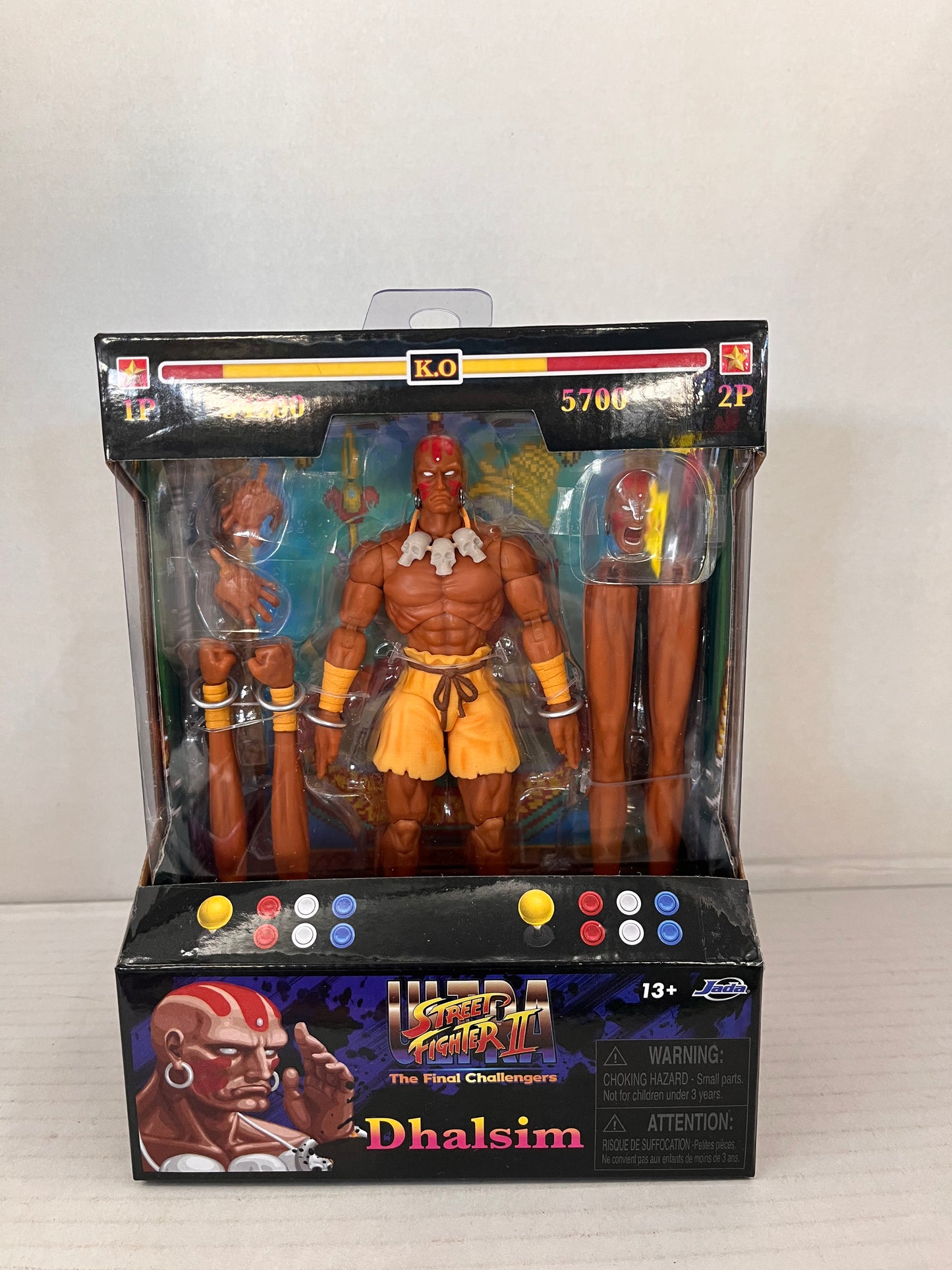 Ultra Street Fighter II DHALSIM Scale Action Figure JADA TOYS