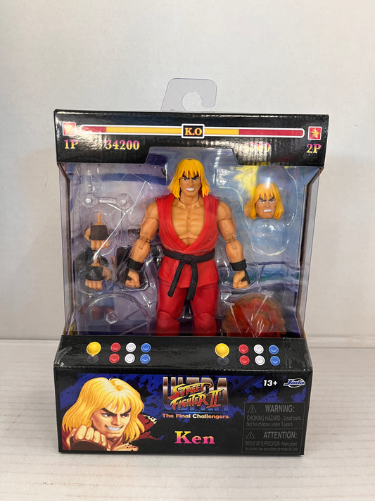 Jada Ultra Street Fighter II The Final Challengers Ken Figure
