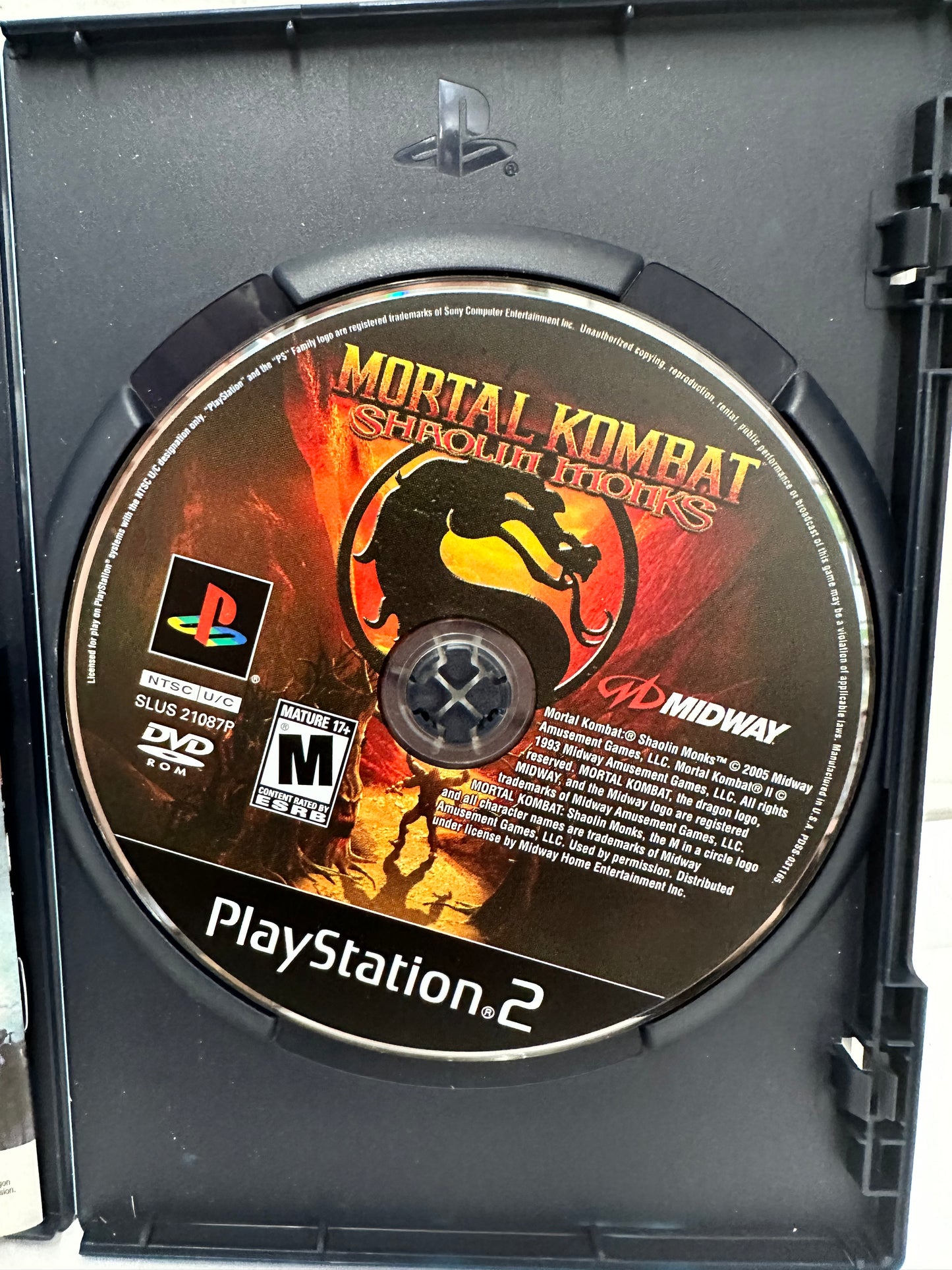 Mortal Kombat: Shaolin Monks PS2 (Sony PlayStation 2) Tested