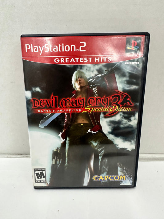 Devil May Cry 3 Special Edition Greatest Hits Sony PlayStation 2 PS2 Complete