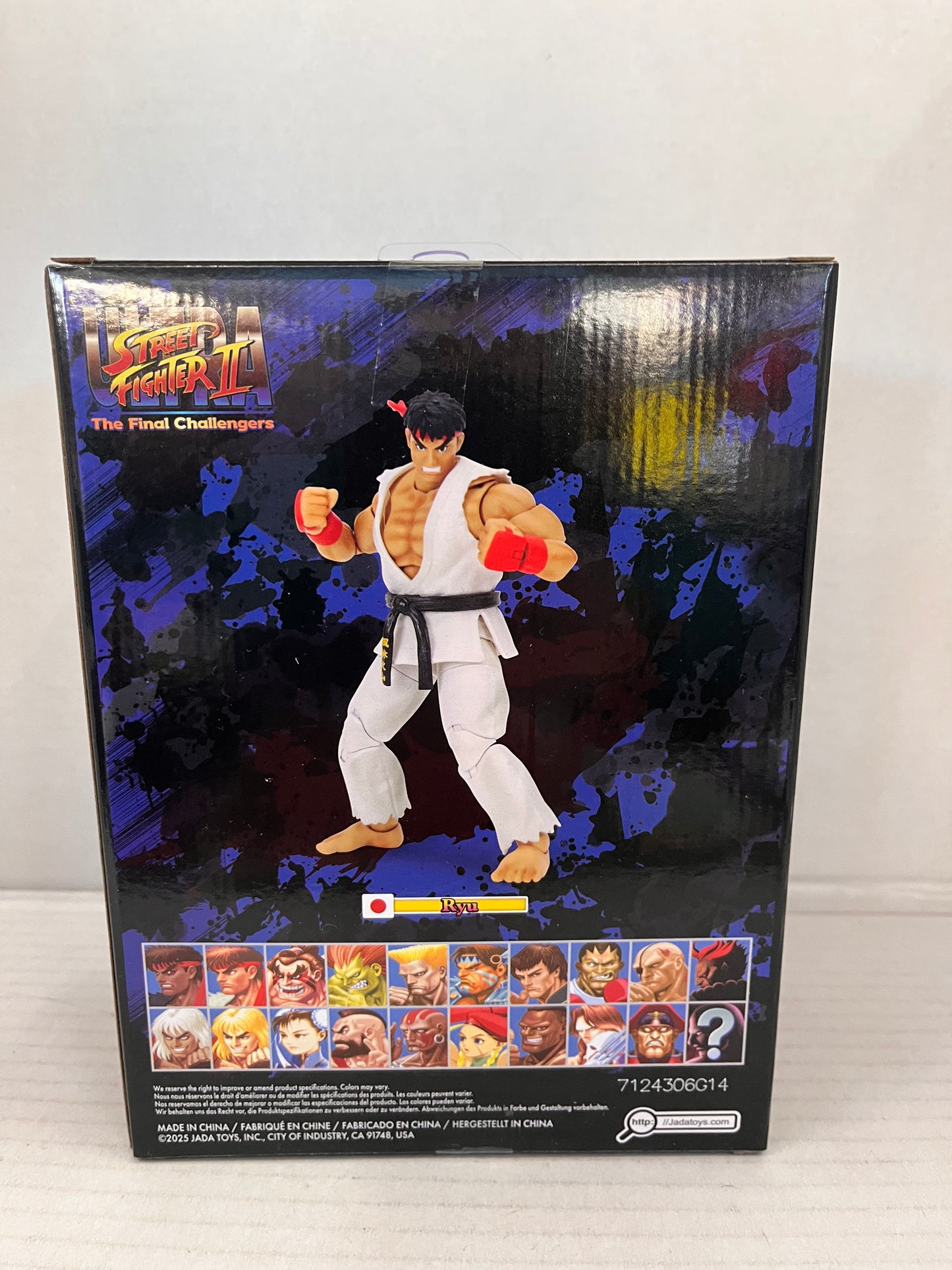 Jada Toys Ultra Street Fighter II Ryu 6 in Action Figure