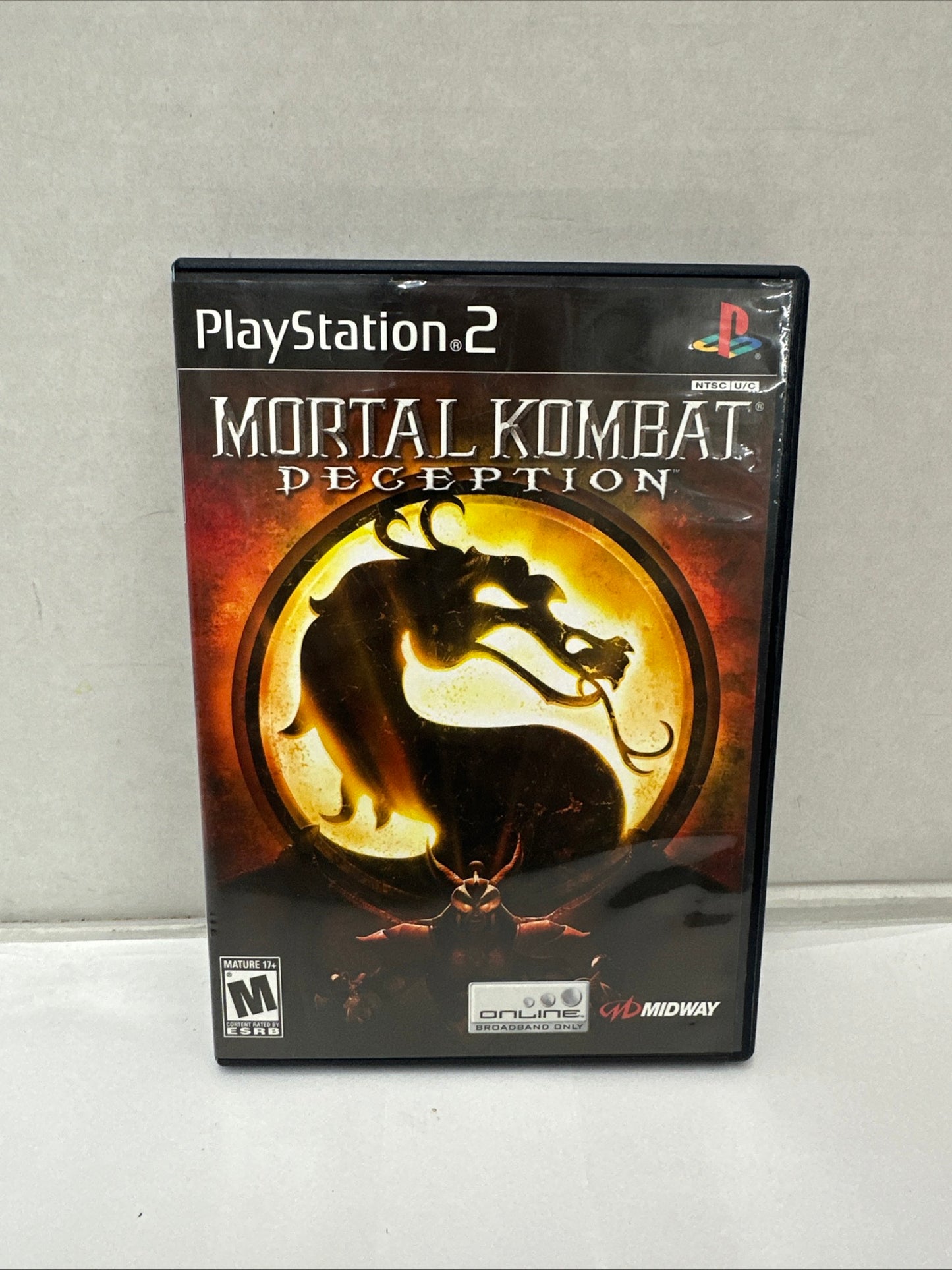 Mortal Kombat Deception PS2 Black Label Tested