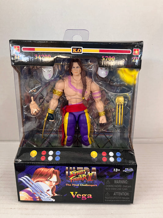 Jada Toys - Ultra Street Fighter II The Final Challengers - Vega Action Figure