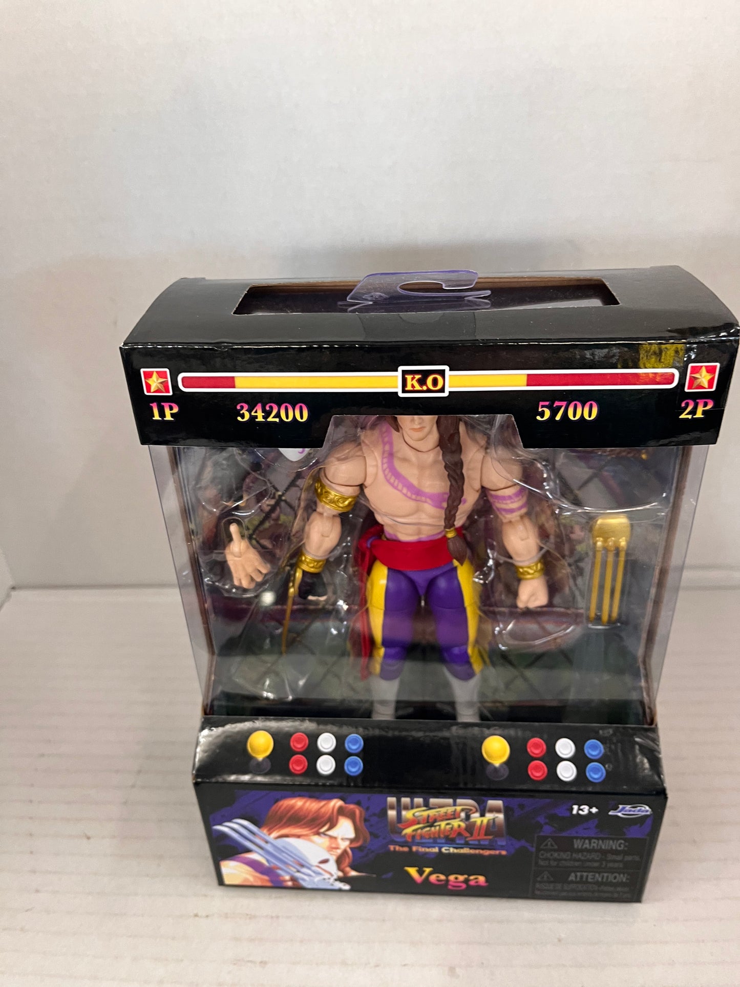 Jada Toys - Ultra Street Fighter II The Final Challengers - Vega Action Figure