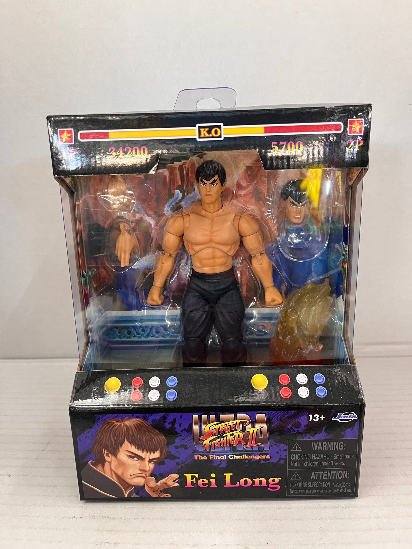 Ultra Street Fighter II FEI LONG 6-Inch Action Figure BY JADA TOYS