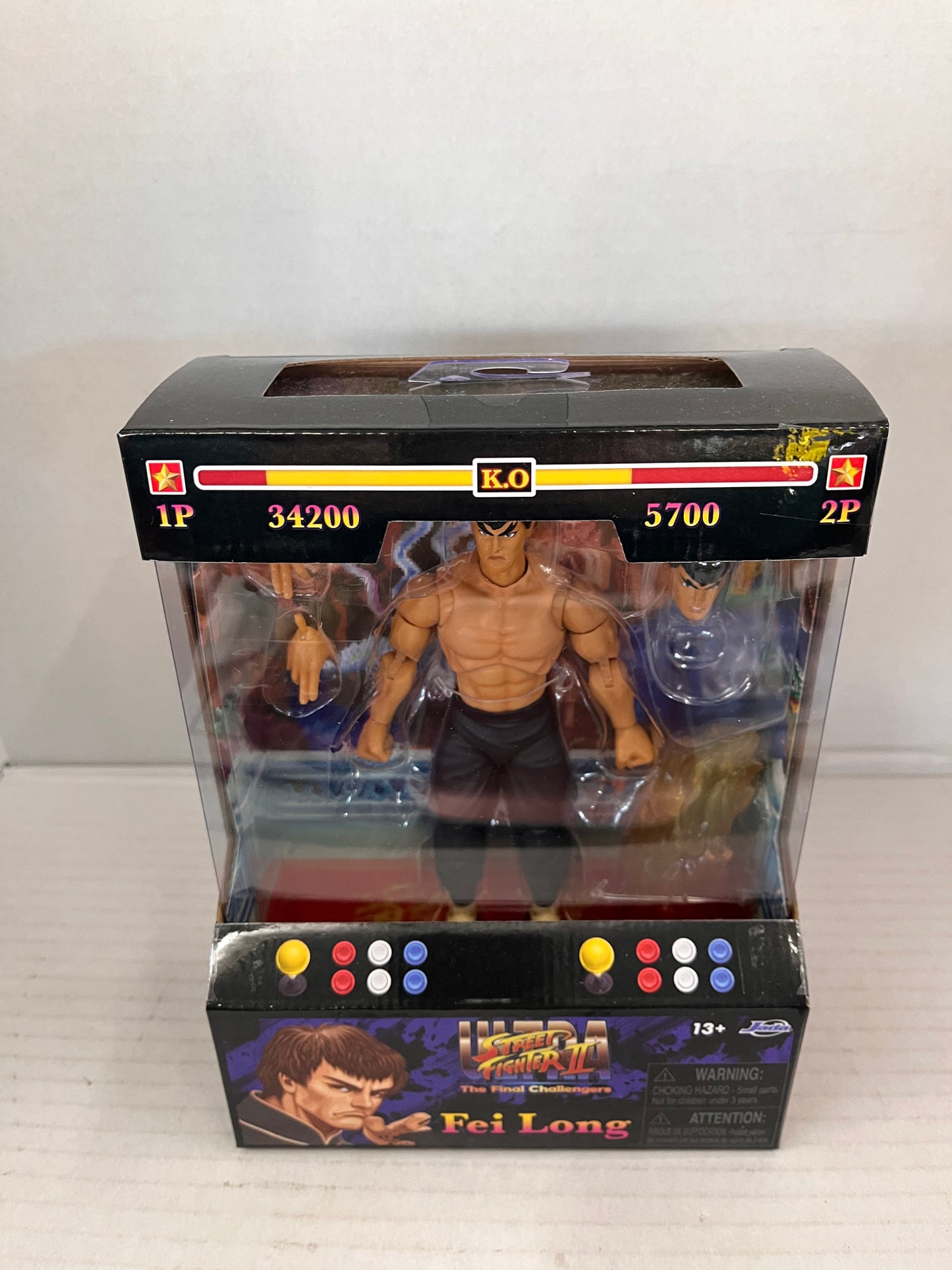 Ultra Street Fighter II FEI LONG 6-Inch Action Figure BY JADA TOYS